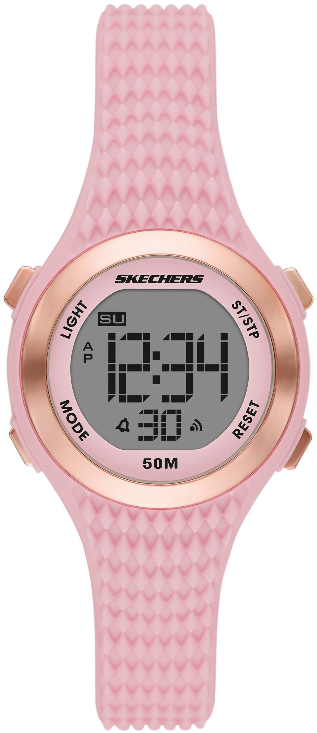 Skechers Chronograph »ELKWOOD, SR2129«, Quarzuhr, Armbanduhr, Damenuhr, digital, Stoppfunktion
