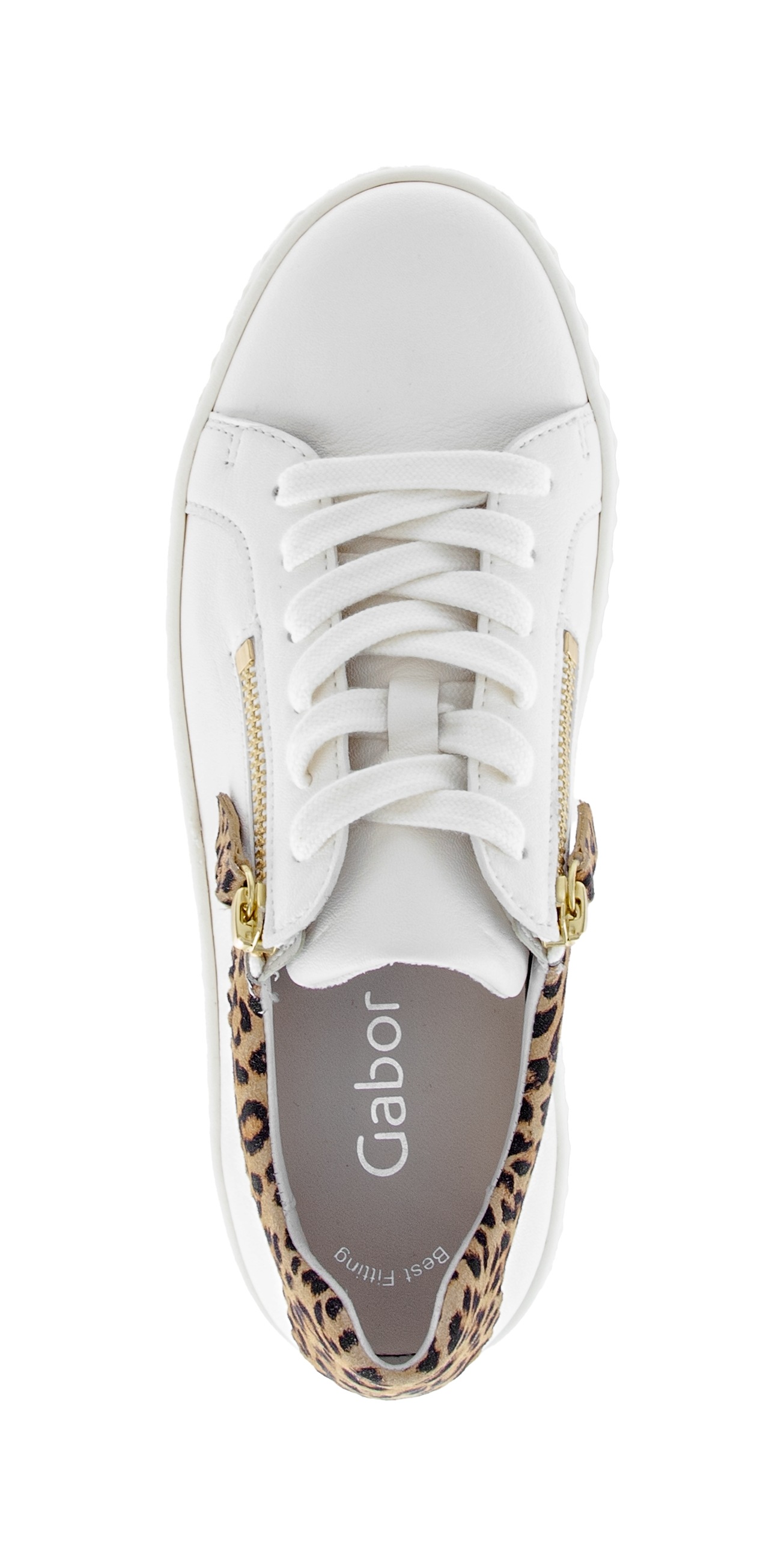 Sneaker GABOR "Sneaker low", Damen, Gr. 41, creme, Schuhe Sneaker 2