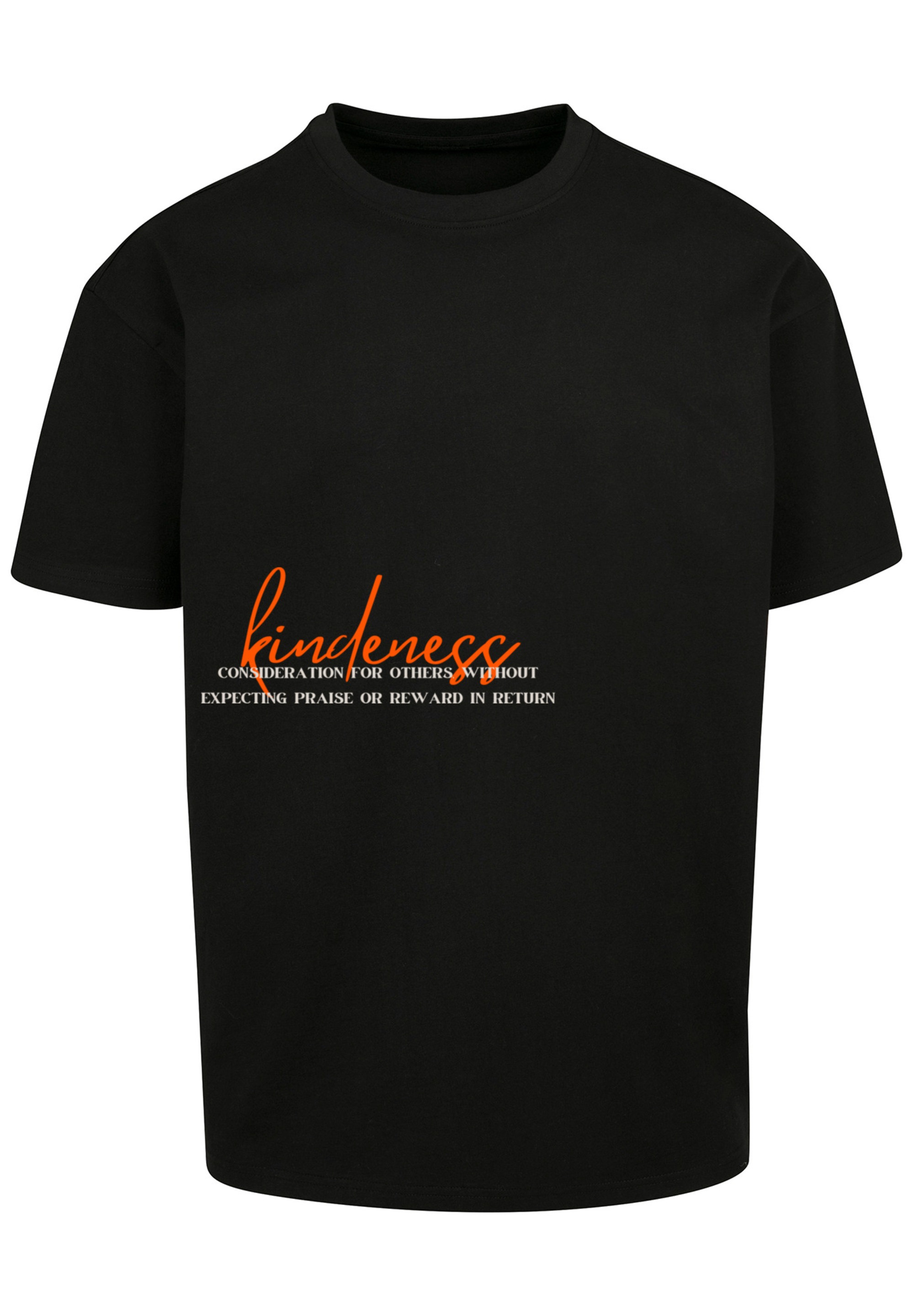 F4NT4STIC T-Shirt »kindness OVERSIZE TEE«, Print
