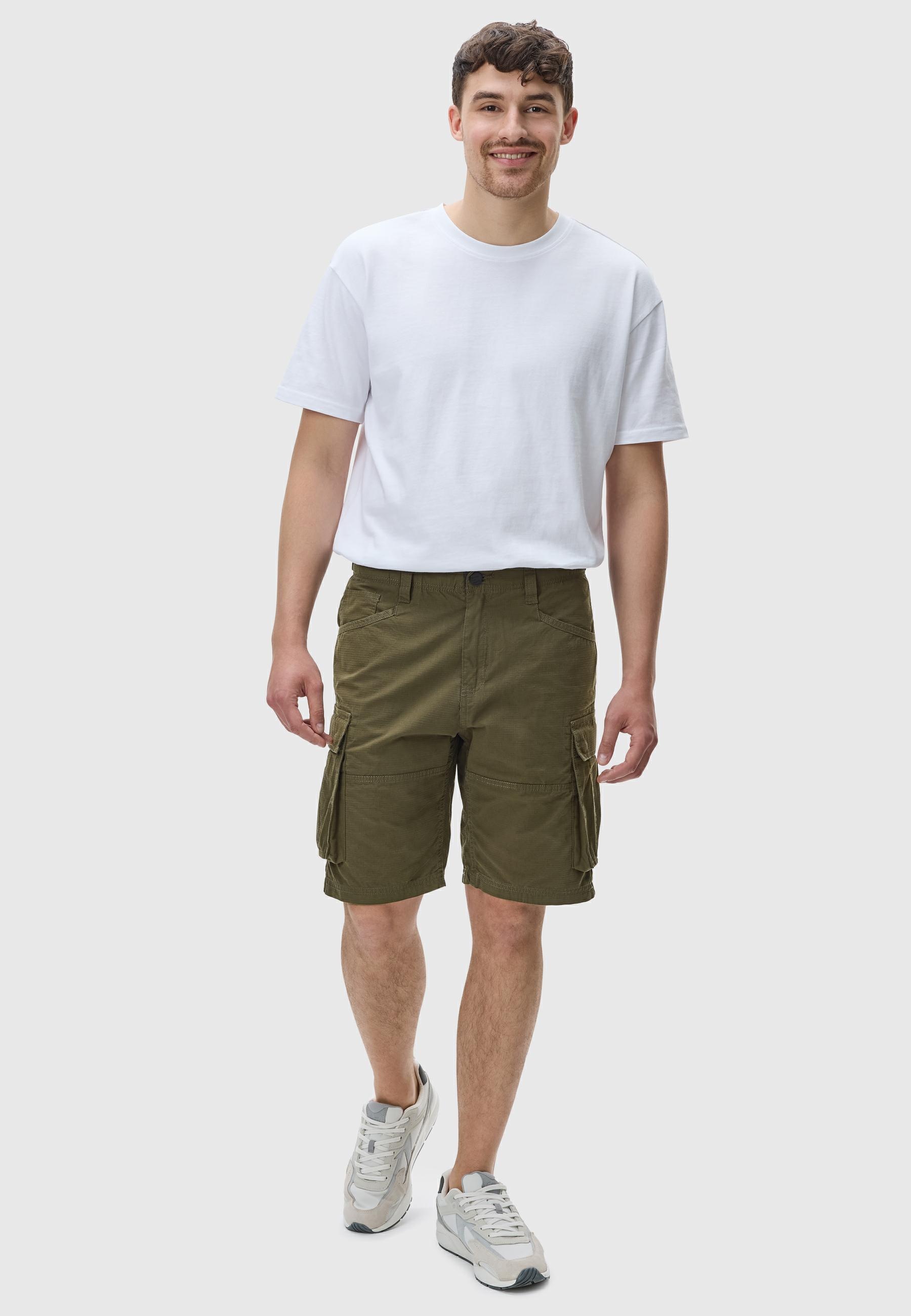 Ragwear Shorts »Merly«, (1 tlg.), Kurze Herren Cargo-Hose mit großen Taschen