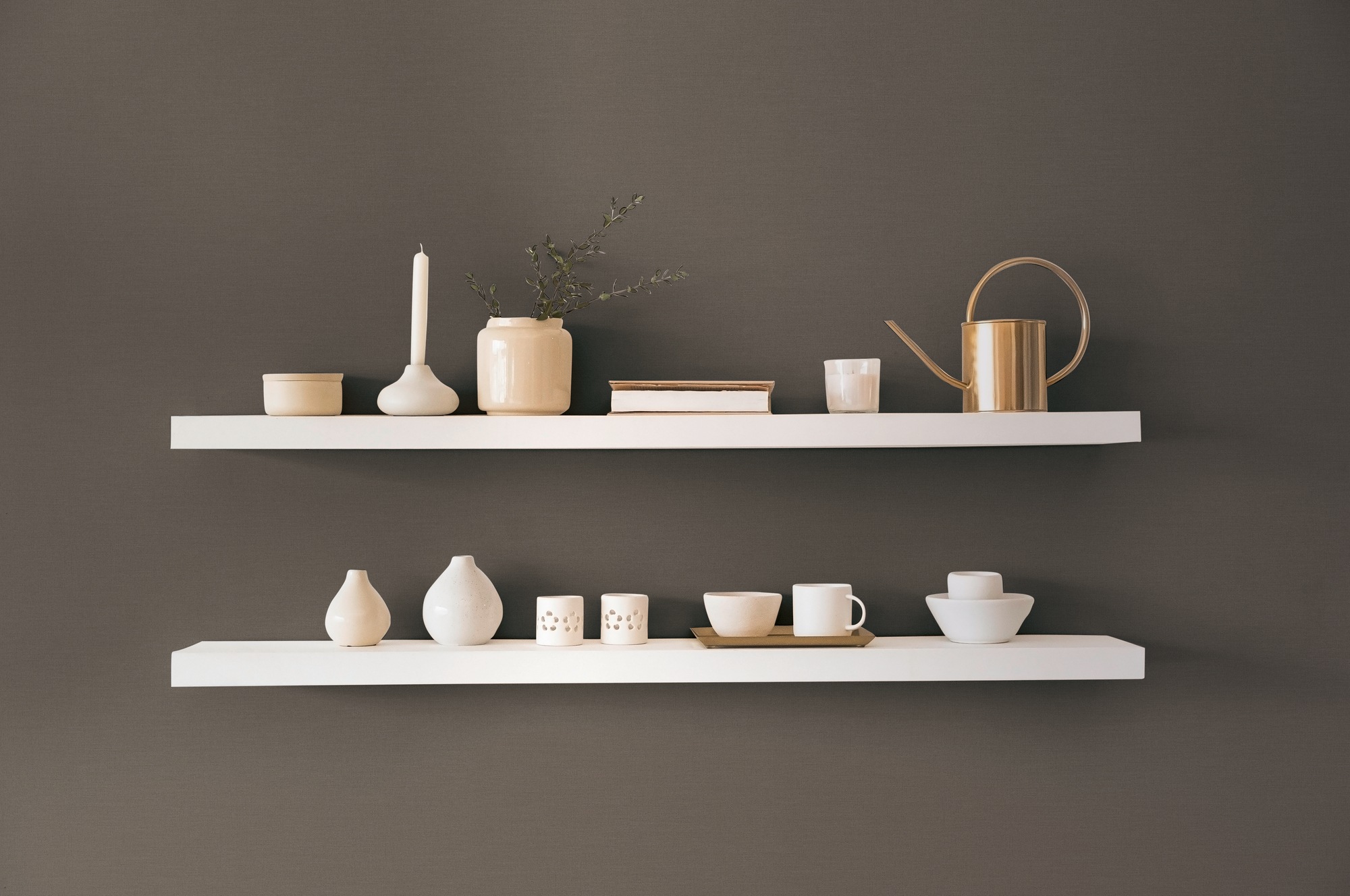 living walls Vliestapete »Dschungel-Tapete Bunte Blattoptik tropisch Vlies« matt glatt