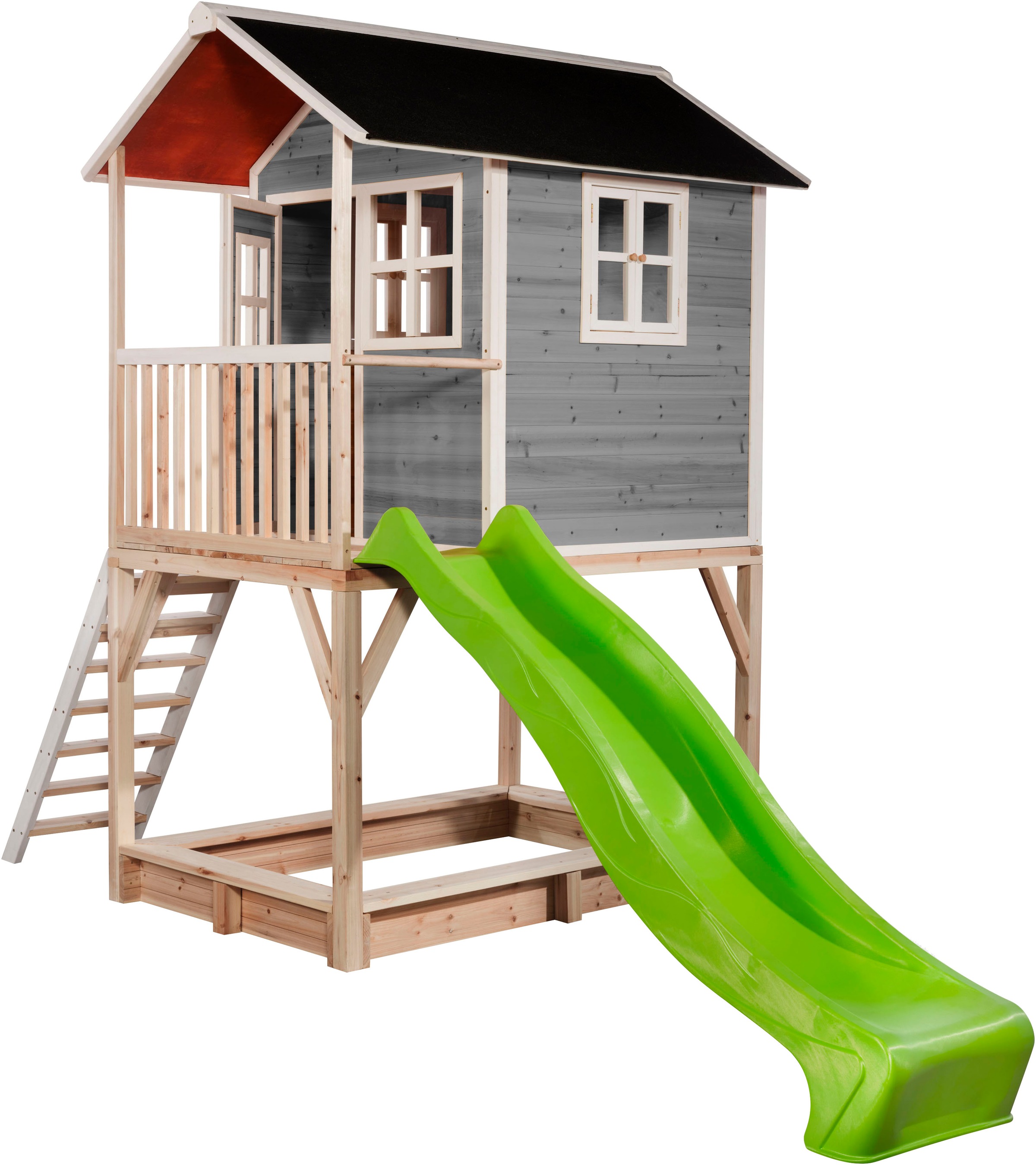 EXIT Spielhaus »Loft 700, grau« FSC® - schützt Wald