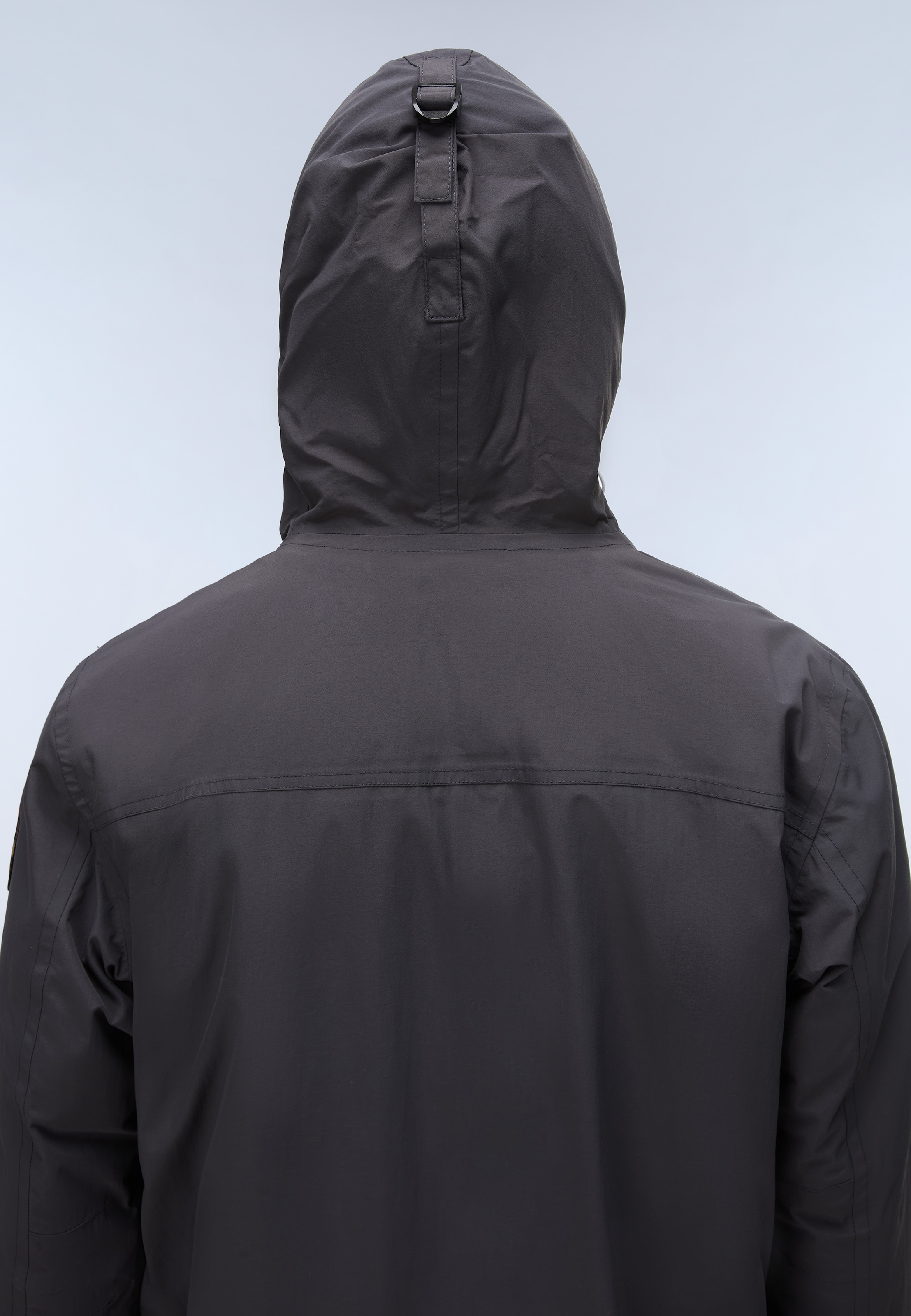 Napapijri Anorak »RAINFOREST WINTER 3 DARK GREY SOLID« mit unifarbenem Design, sportliche Silhouette