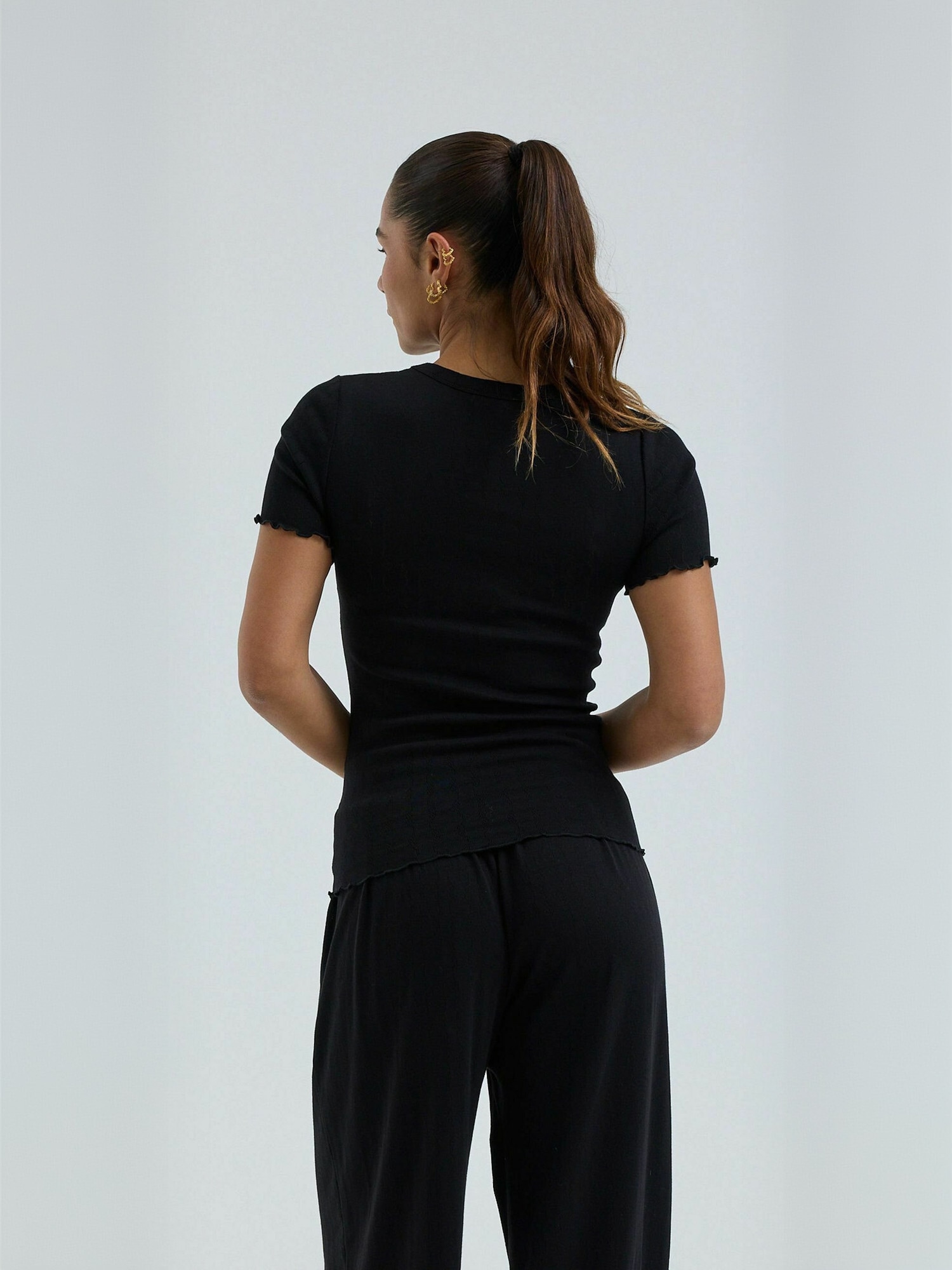 Seamless Basic Kurzarmhemd »Seamless Basic T-shirt Jacquard«