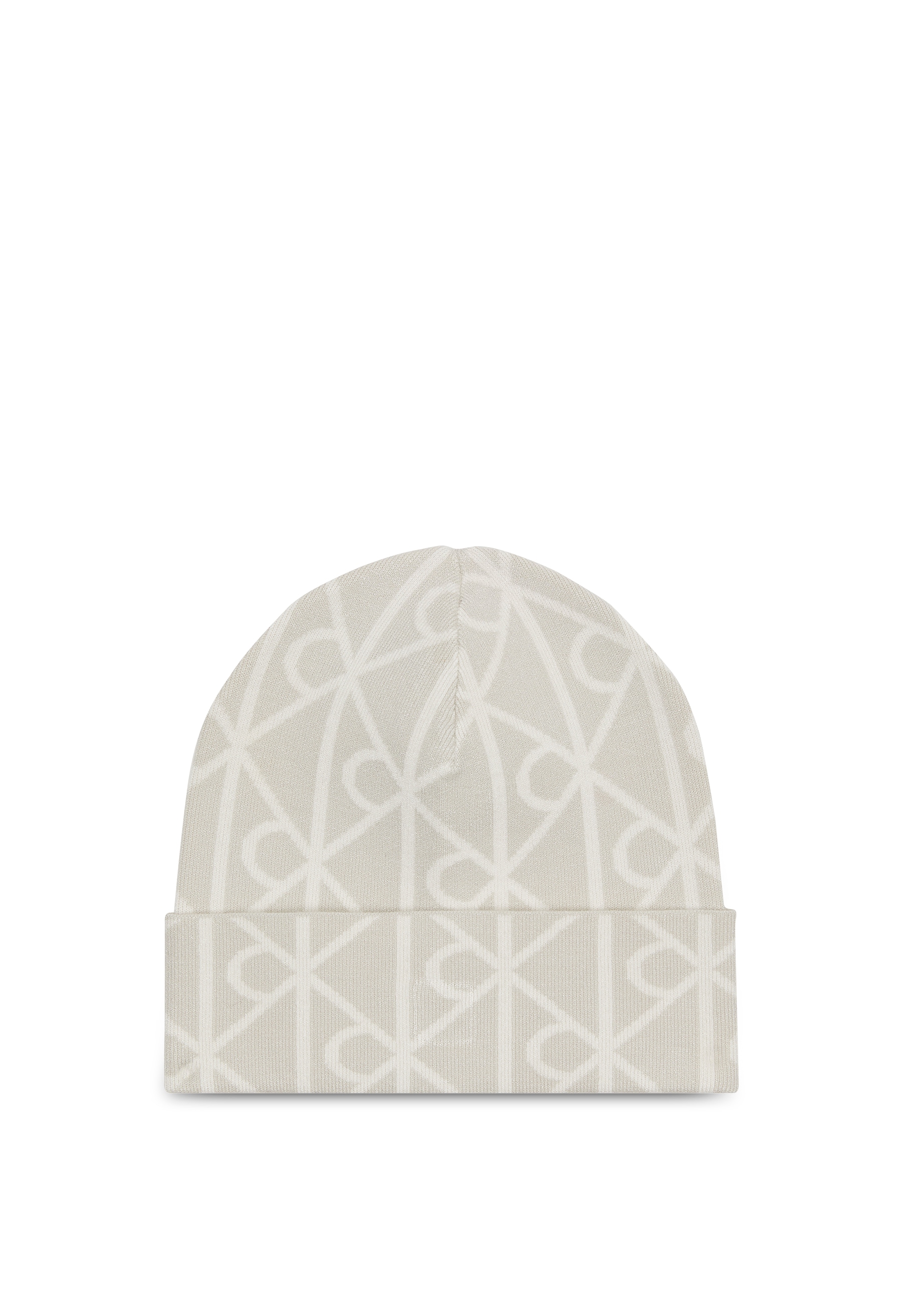 Calvin Klein Strickmütze "AOP JCQ FINE RIB BEANIE", Perfekt für den Alltag günstig online kaufen