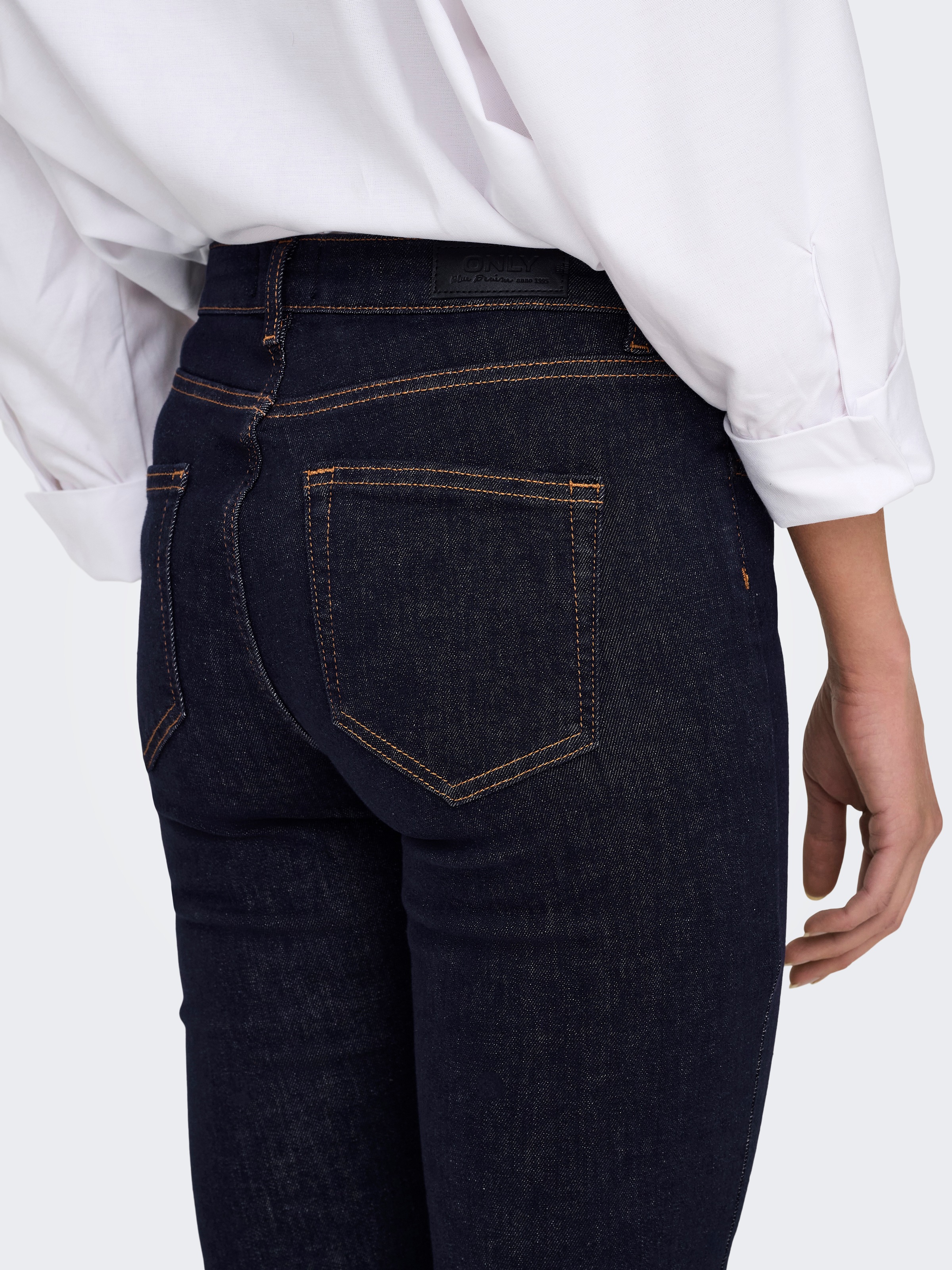 ONLY Skinny-fit-Jeans "ONLBLUSH MID FL STAYBLUE DNM REA023NOOS" günstig online kaufen