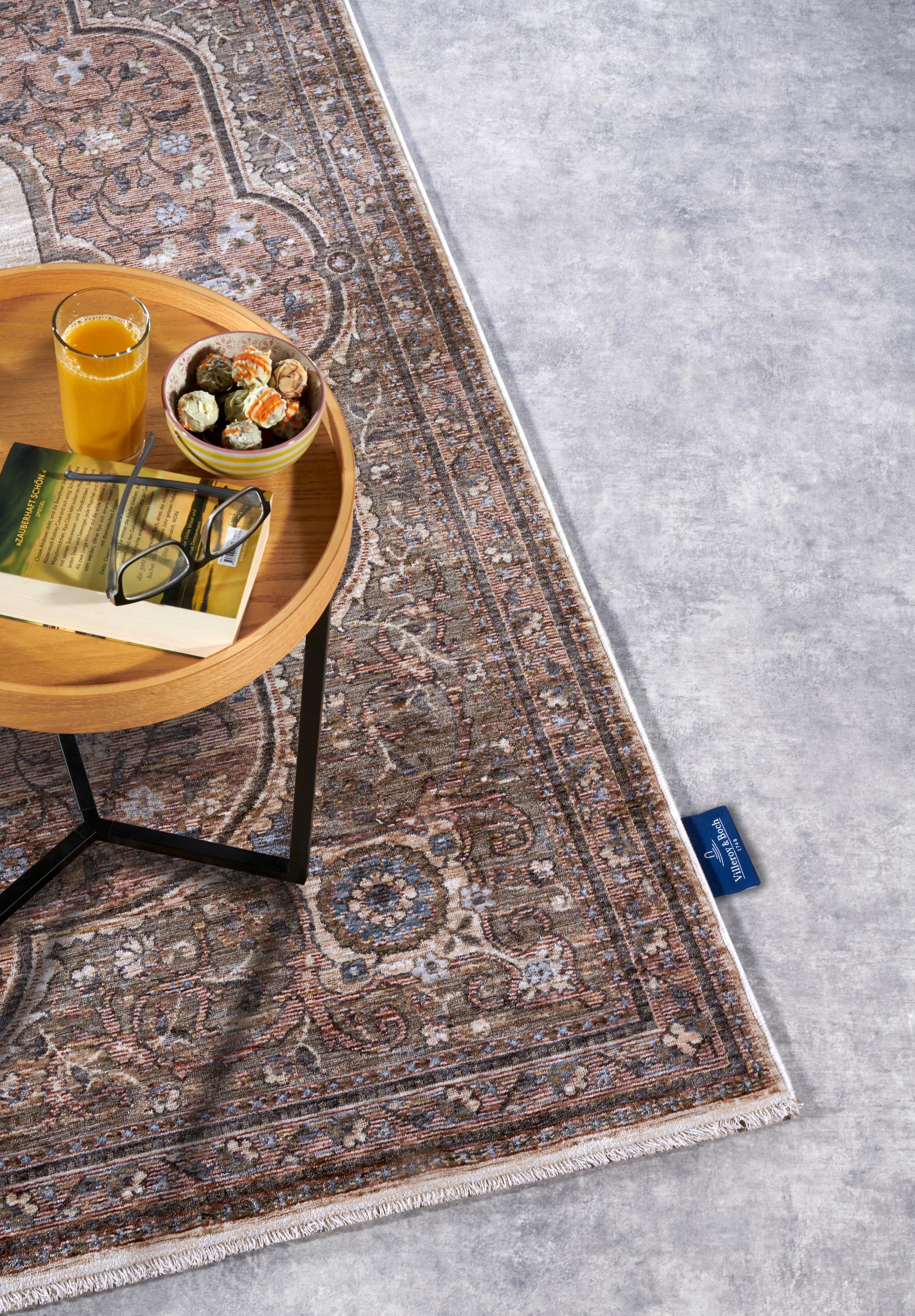 Villeroy & Boch Teppich »Renata«, rechteckig, 7 mm Höhe, Läufer, Orientalisch, Fransen, Wohnzimmer, Schlafzimmer, Vintage