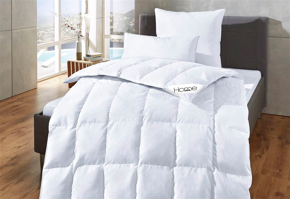 OTTO home Daunenbettdecke + Kopfkissen "Köniz, Bettdecke 135x200&155x220 cm günstig online kaufen