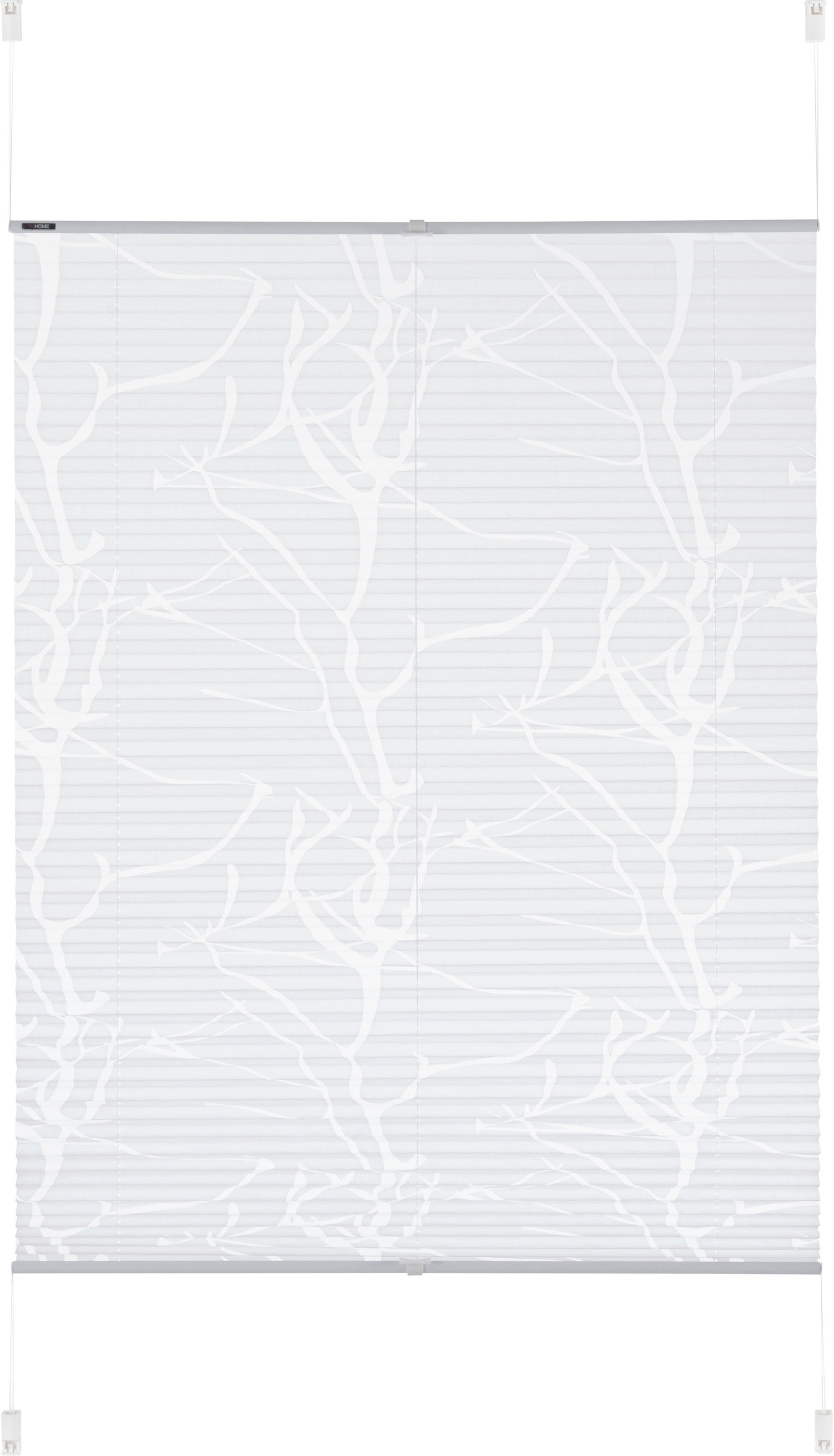 my home Plissee "Anna" Lichtschutz ohne Bohren verspannt Ästemotiv, Bestsel günstig online kaufen