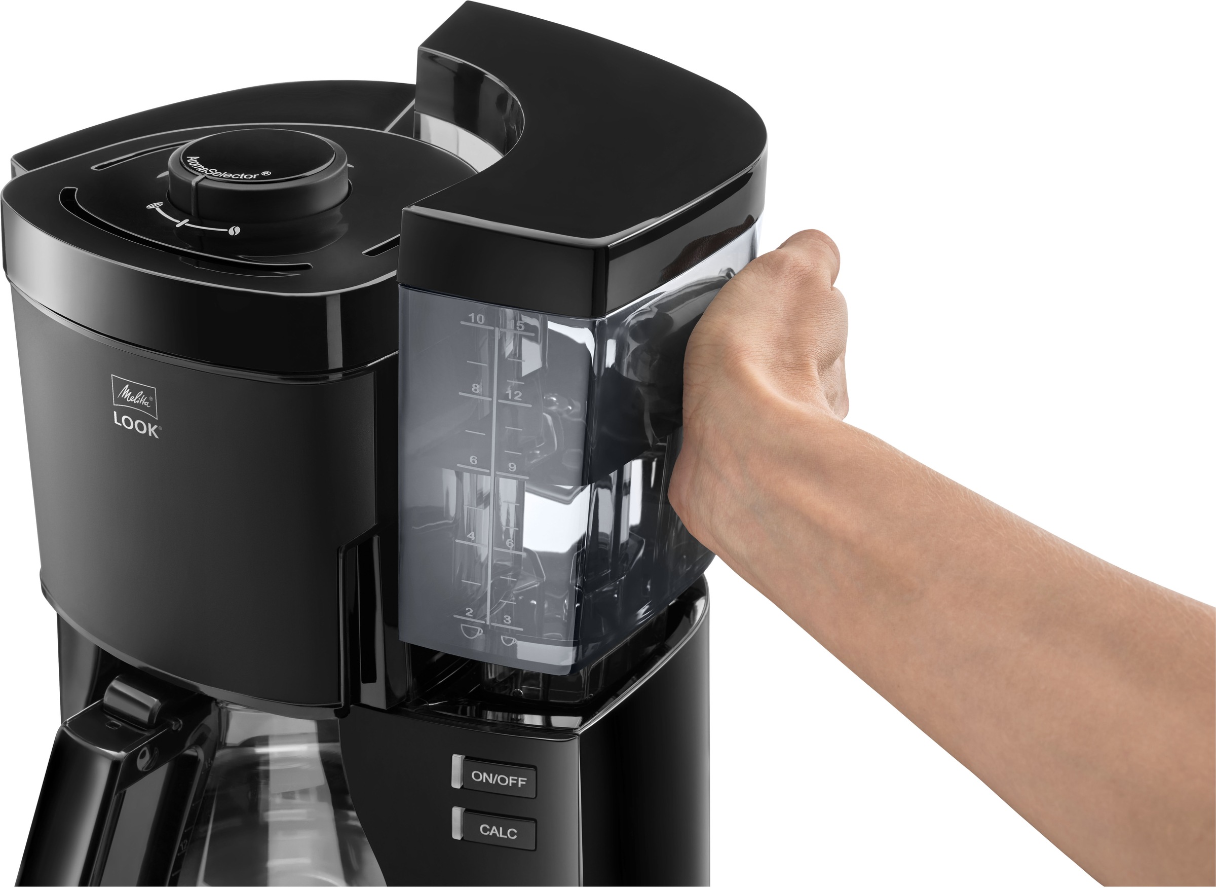 Melitta Filterkaffeemaschine »Look® Glas 1025-02« 1,25 l Kaffeekanne 1x4