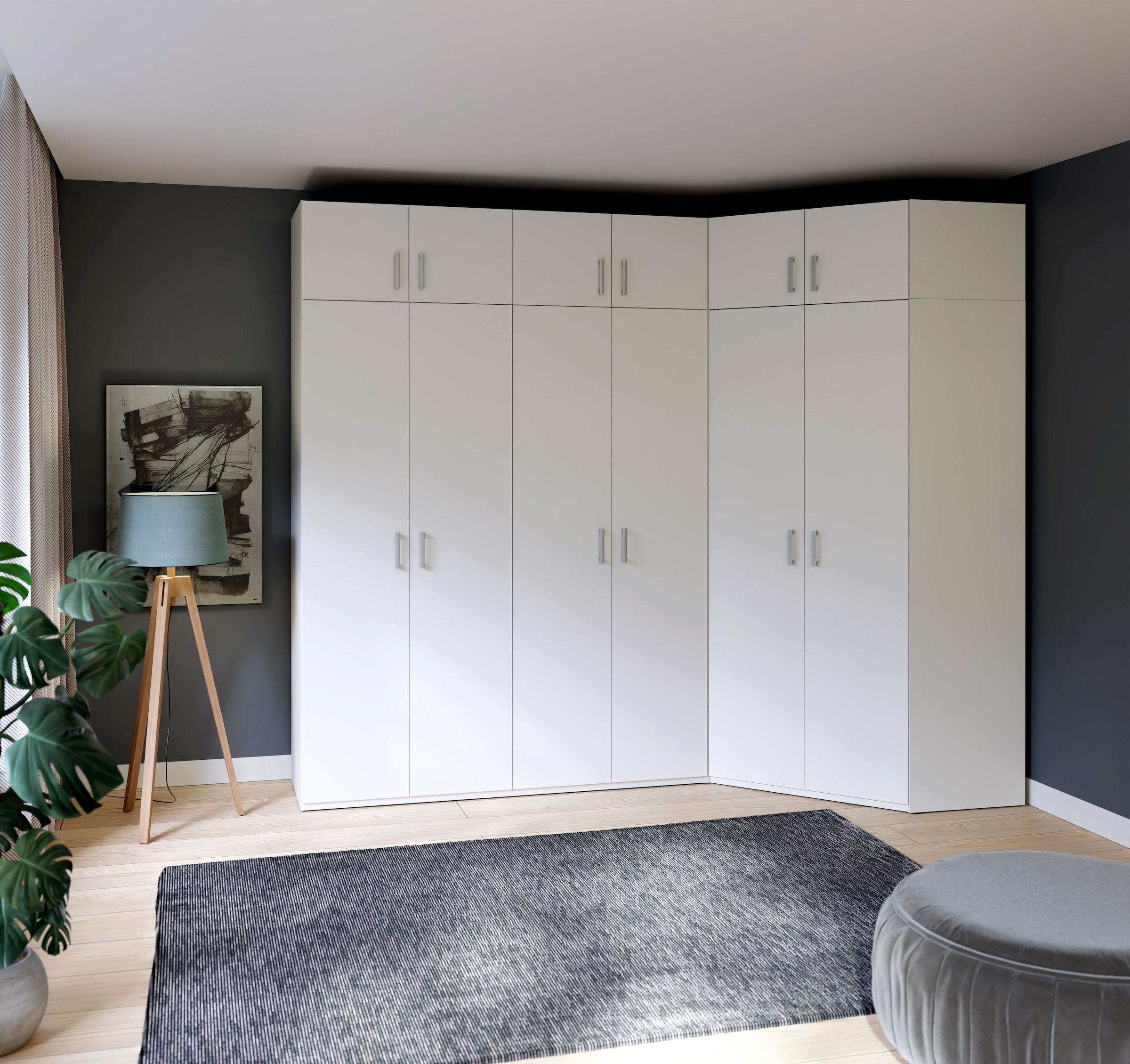 FORTE Drehtürenschrank, Drehtürenschrank, Stauraum, Zubehör optional bestel günstig online kaufen