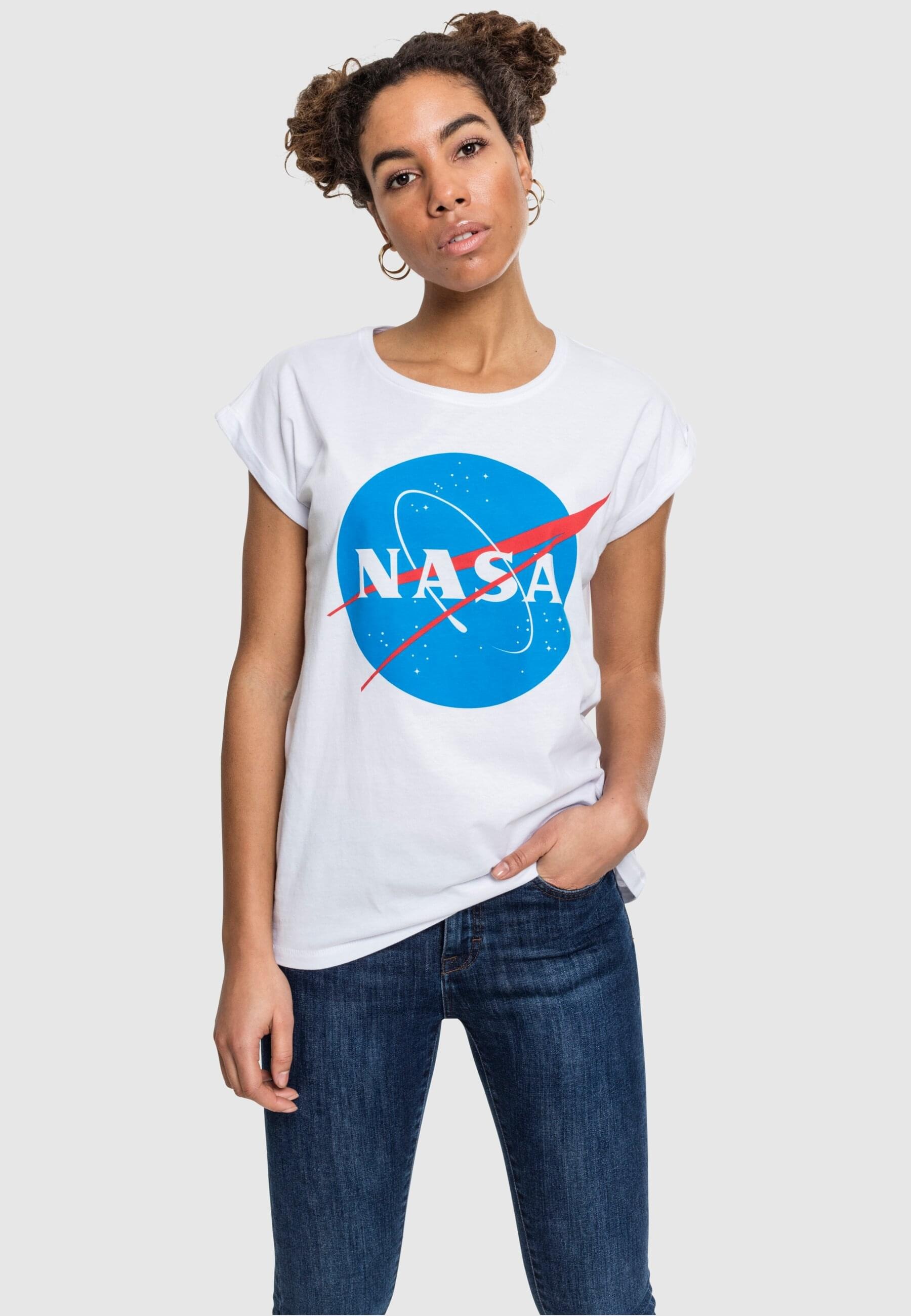 MisterTee T-Shirt »MisterTee Damen Ladies NASA Insignia Tee«, (1 tlg.)