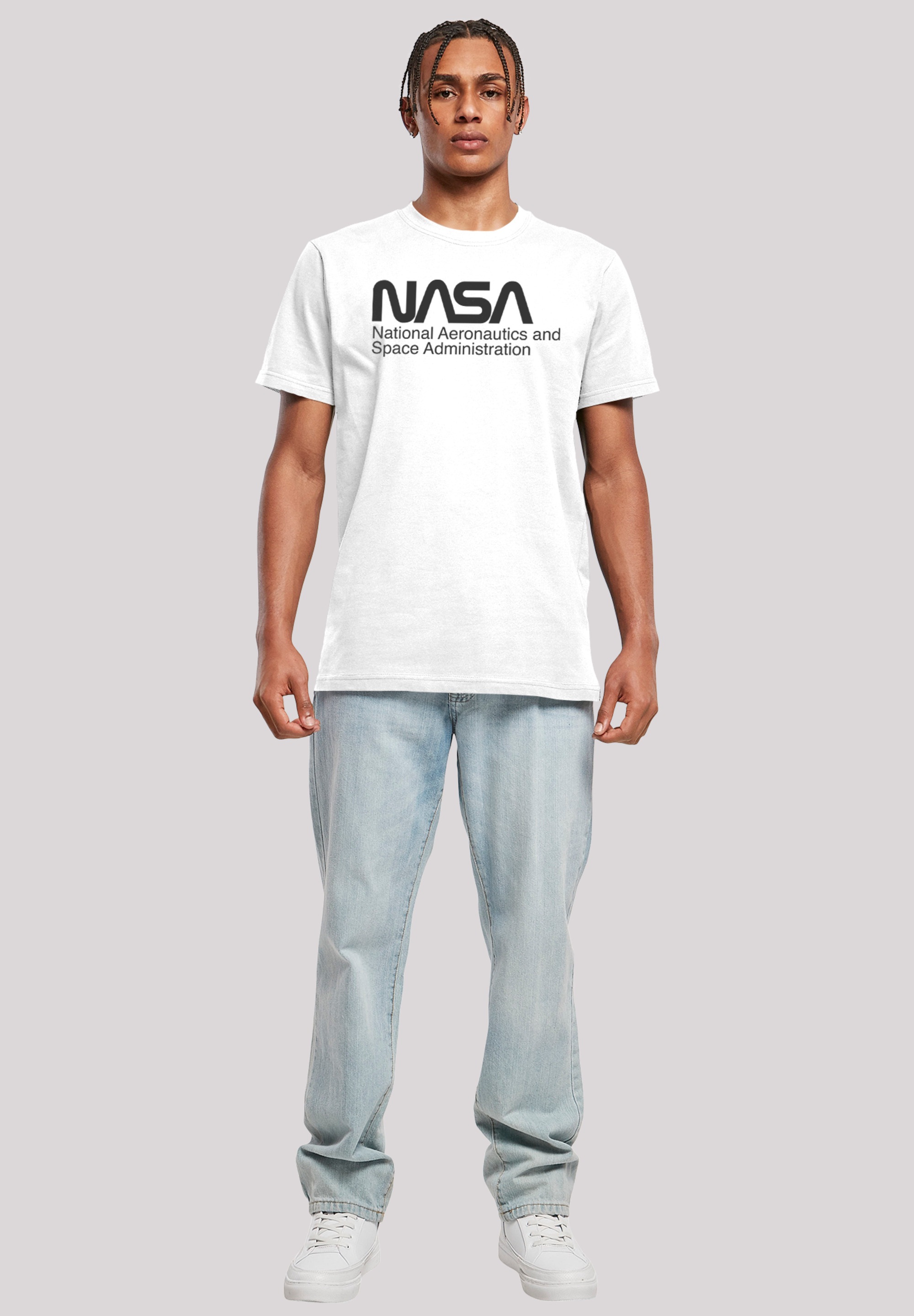 F4NT4STIC T-Shirt »NASA Logo One Tone«, Print