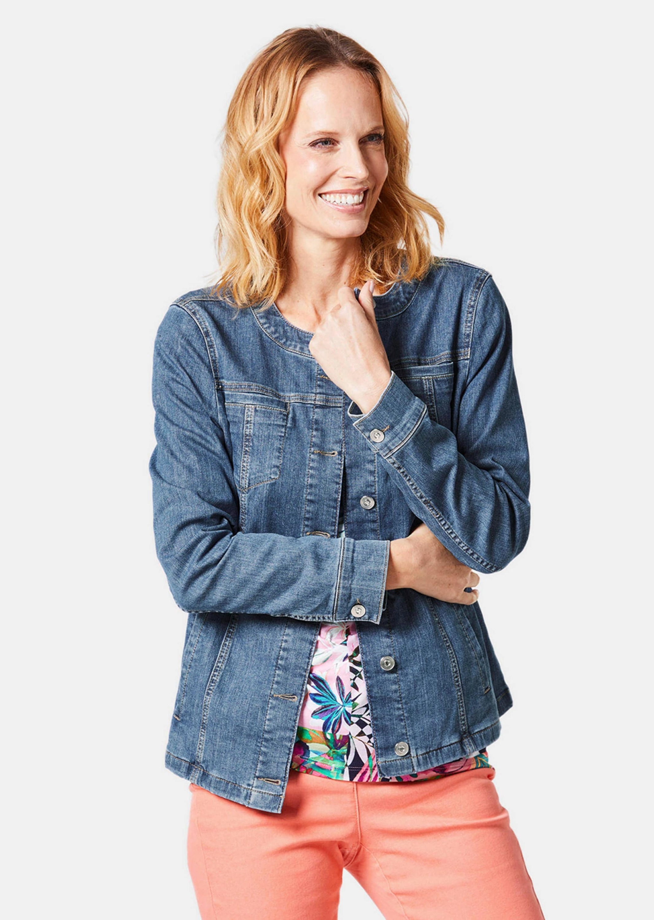 Thumbnail - GOLDNER Kurzjacke "Modische Freizeitjacke" mit klassischer Nahtführung