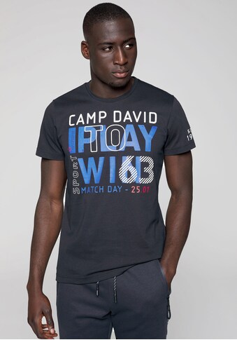 CAMP DAVID T-Shirt, mit Logoschriftzug kaufen