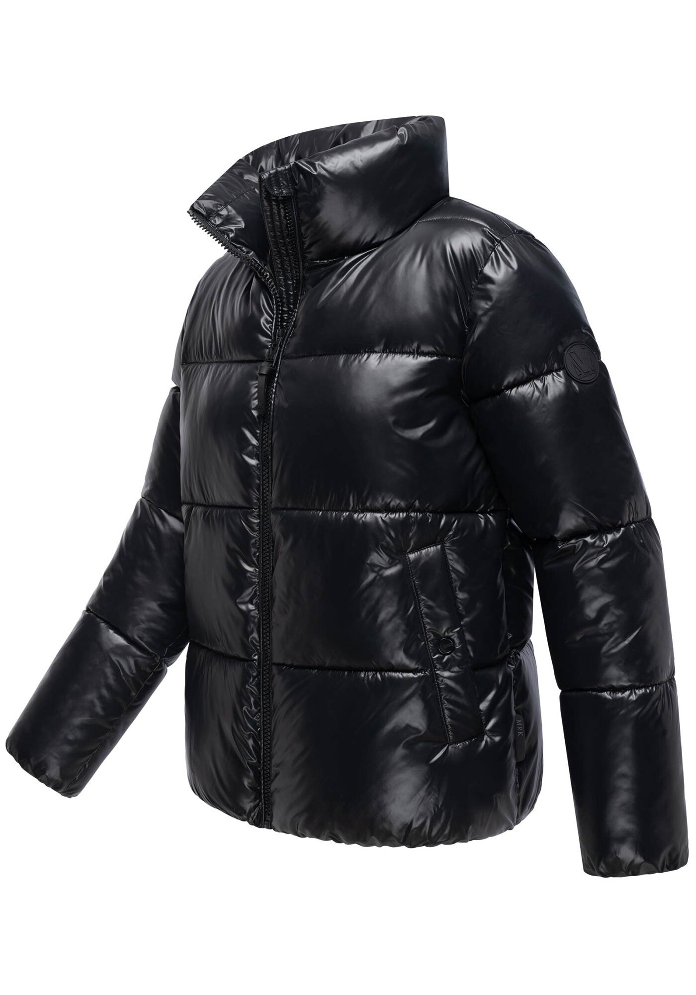 Marikoo Winterjacke »Hazalee«, mit leicht gläzendem Obermaterial und hohem Kragen