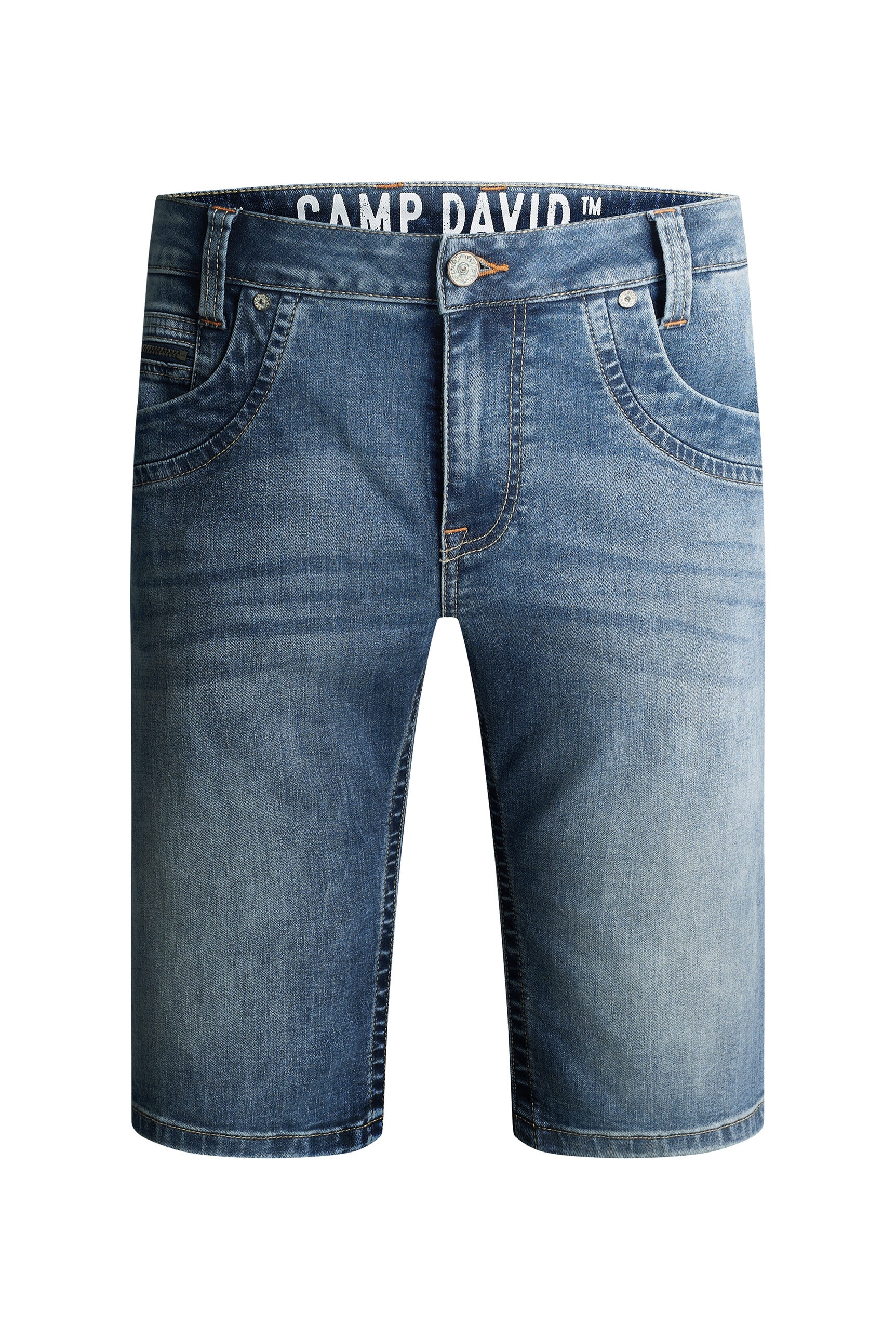 CAMP DAVID Jeansshorts mit Turn-Up Saum