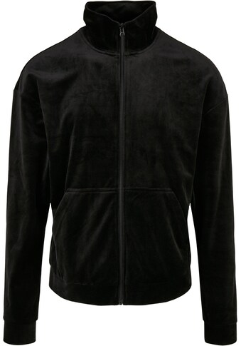 Strickfleecejacke »Herren Velvet Jacket«, (1 St.), ohne Kapuze