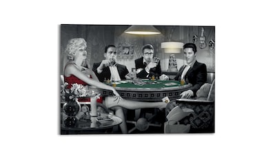 Deco-Panel »Monroe, Bogart, Dean, Elvis«