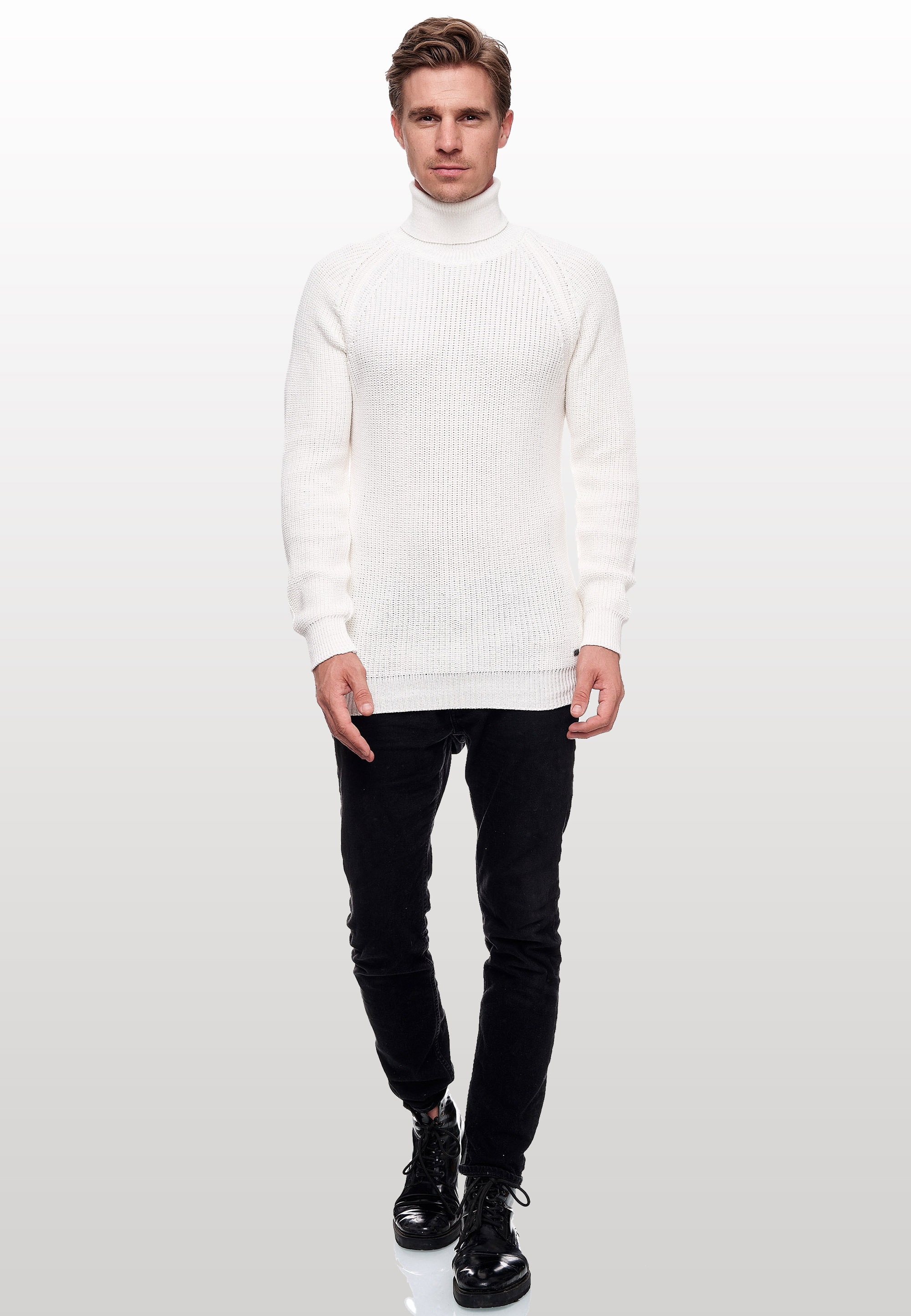 Rusty Neal Rollkragenpullover, mit kuscheligem Rollkragen