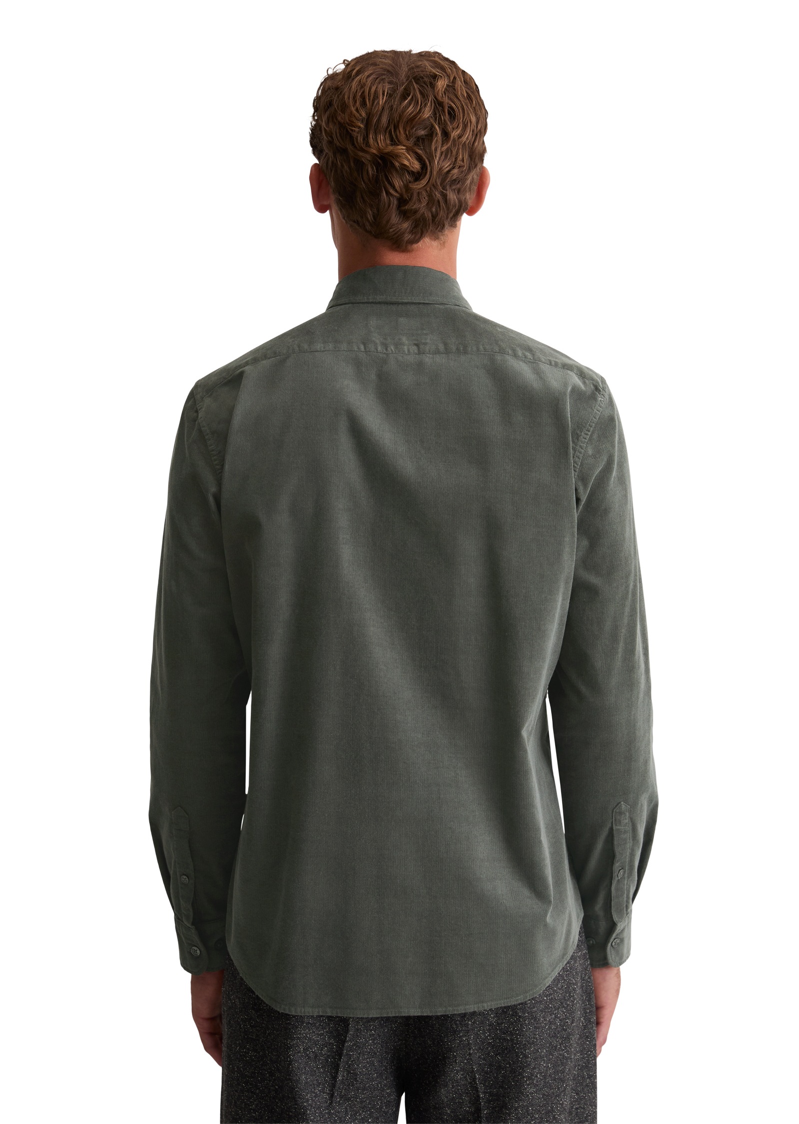 Marc O'Polo Langarmhemd, aus Cord, regular fit, mit feiner Rippenstruktur