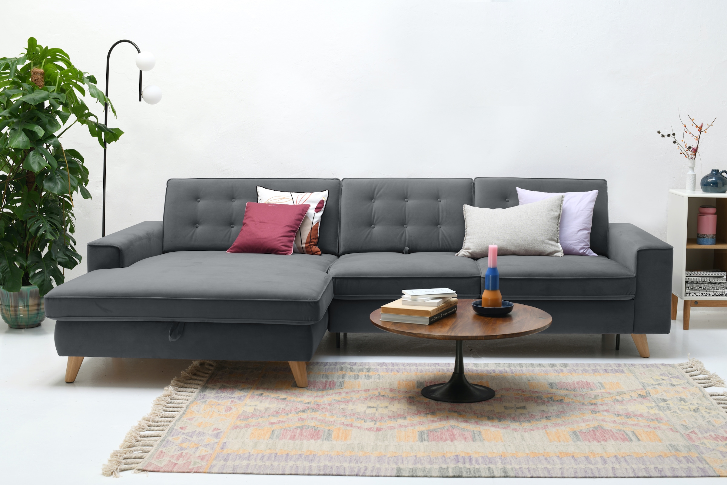 Ecksofa »Nordic Shift Chic«, wahlweise mit Bettfunktion und Bettkasten