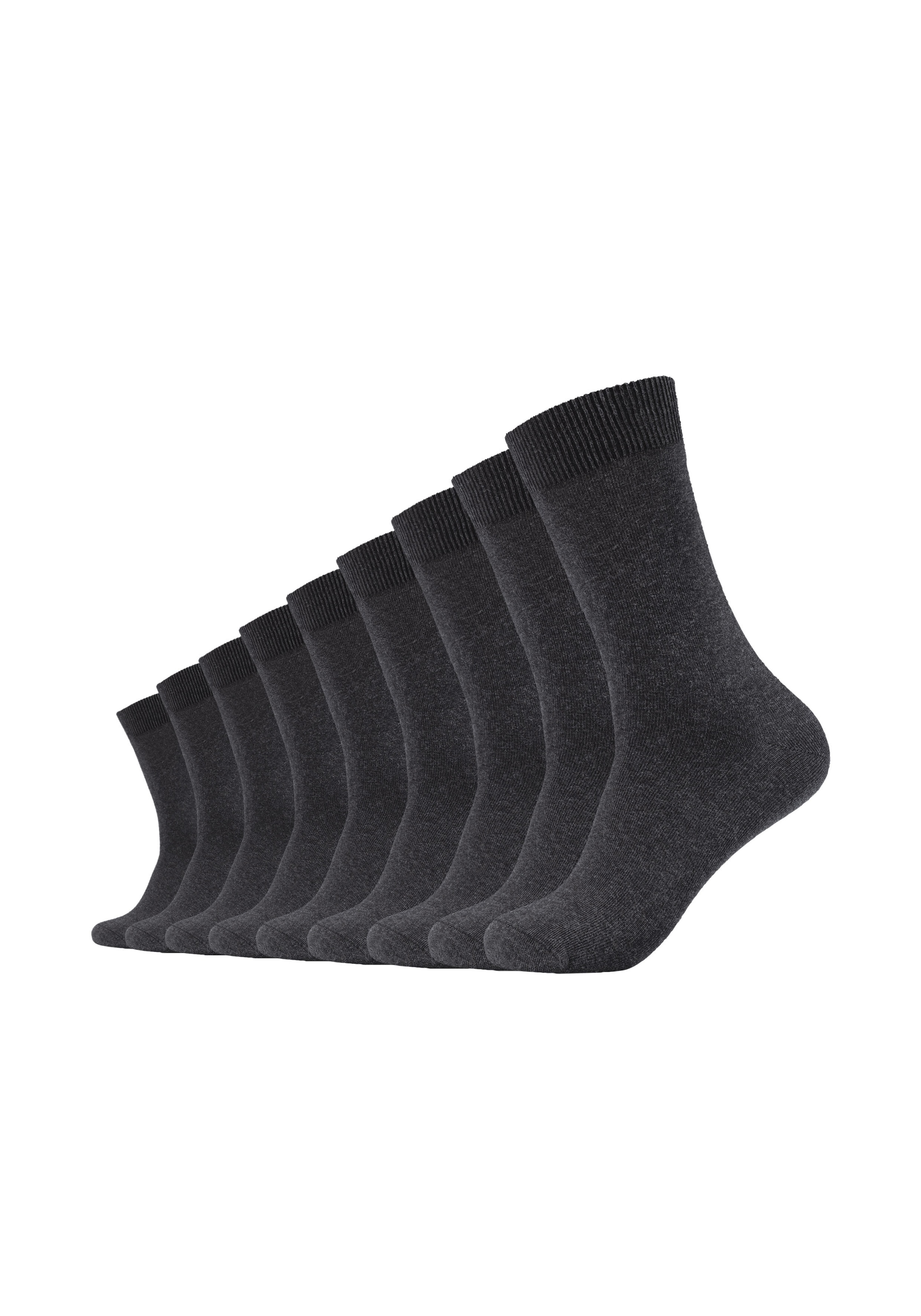 Socken, (Packung, 9er-Pack), mit verstärktem Fersen- und Zehenbereich