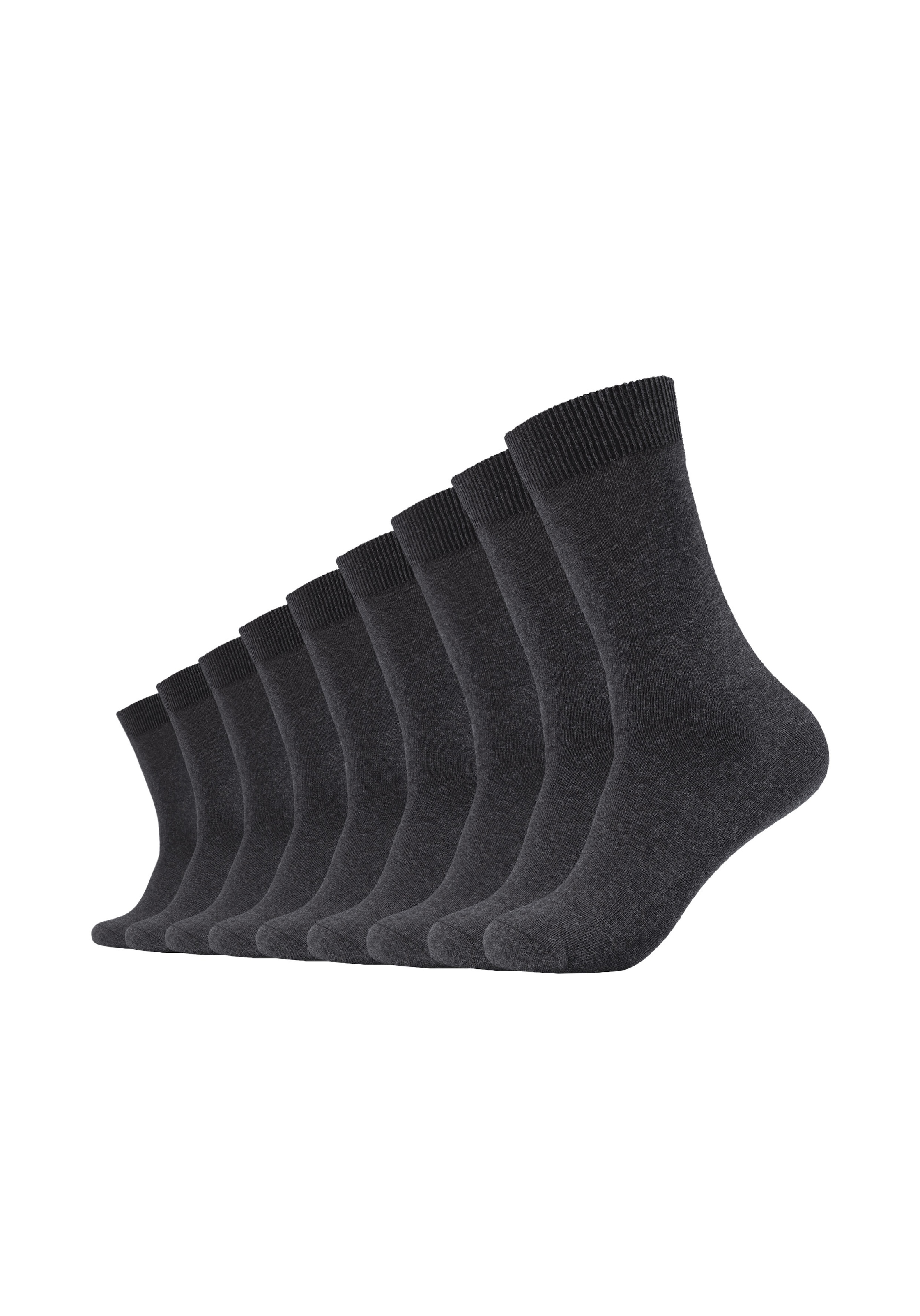 Camano Socken, (9er Pack), mit verstärktem Fersen- und Zehenbereich