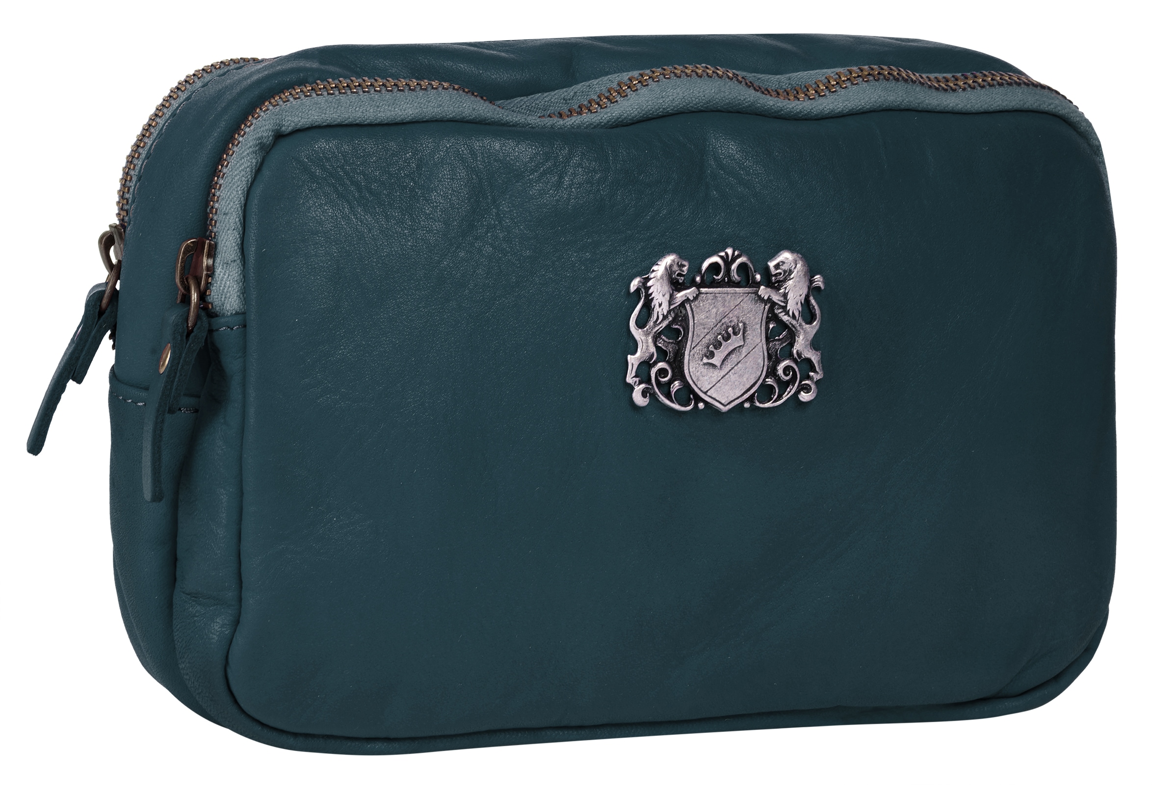 Samantha Look Umhängetasche echt Leder, Made in Italy