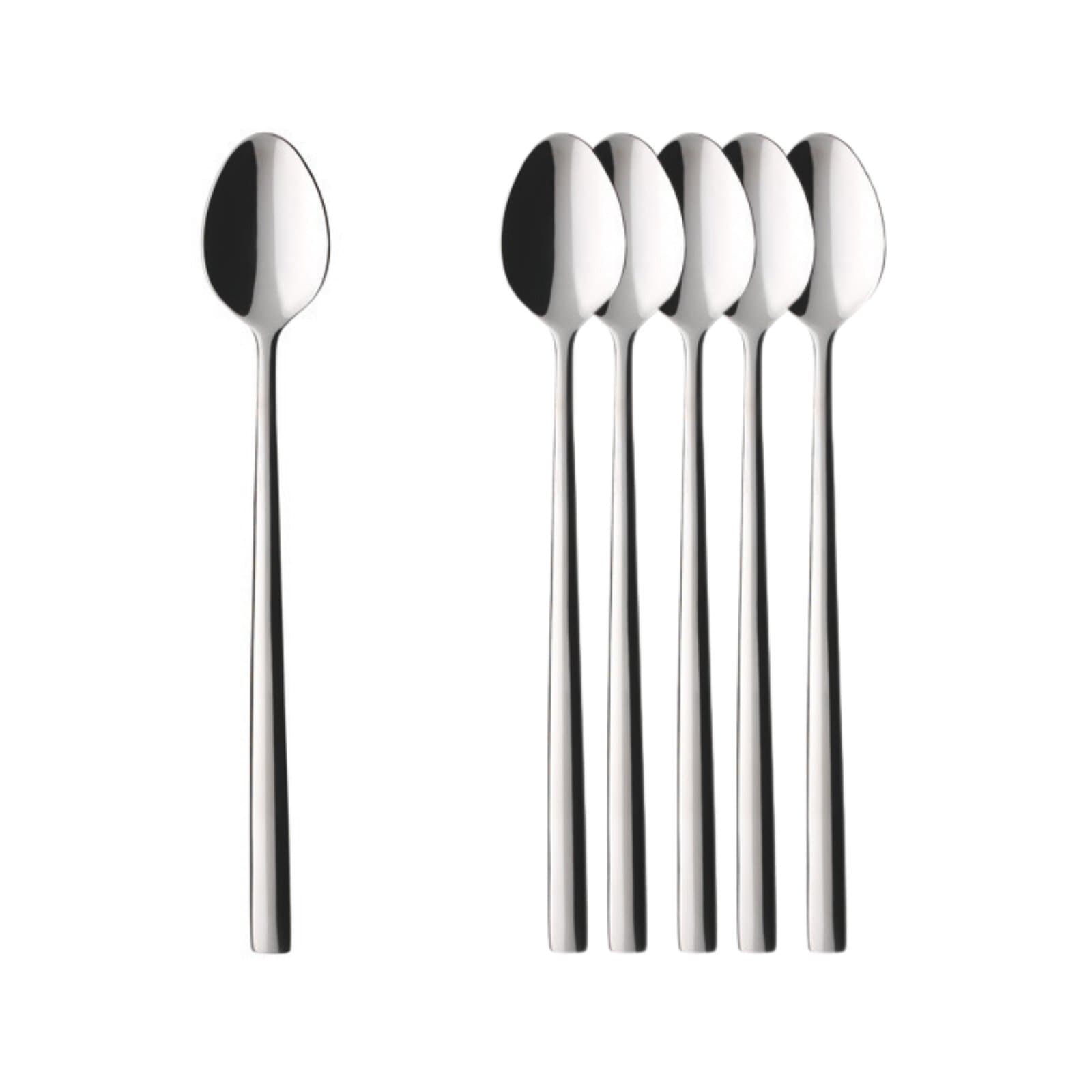 Villeroy & Boch Esslöffel "Latte-Macchiato-Löffel Piemont 19 cm 6er Set edelstahl" Spülmaschinenfest