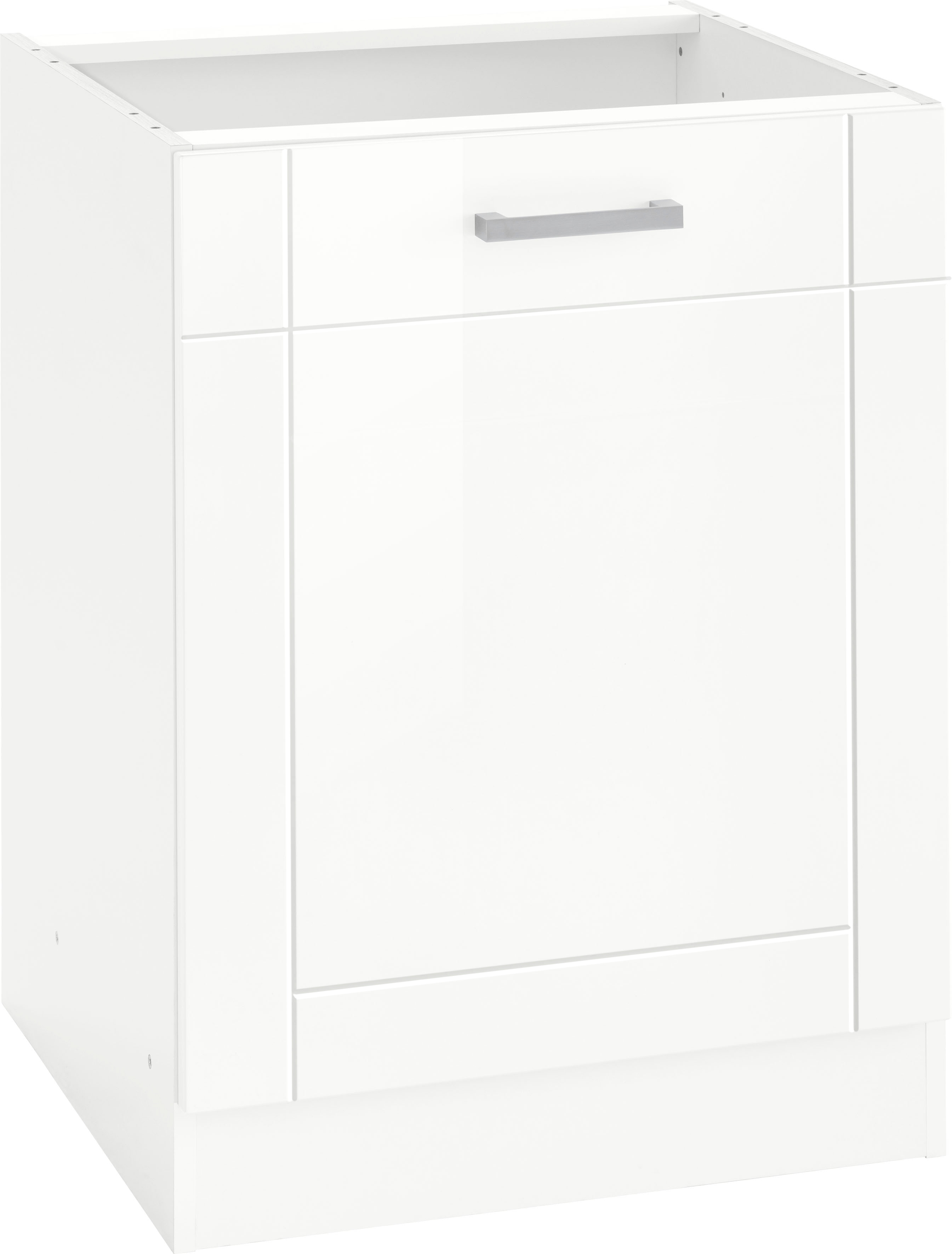KOCHSTATION "KS-Tinnum" 60 cm breit, MDF-Fronten, Metallgriff
