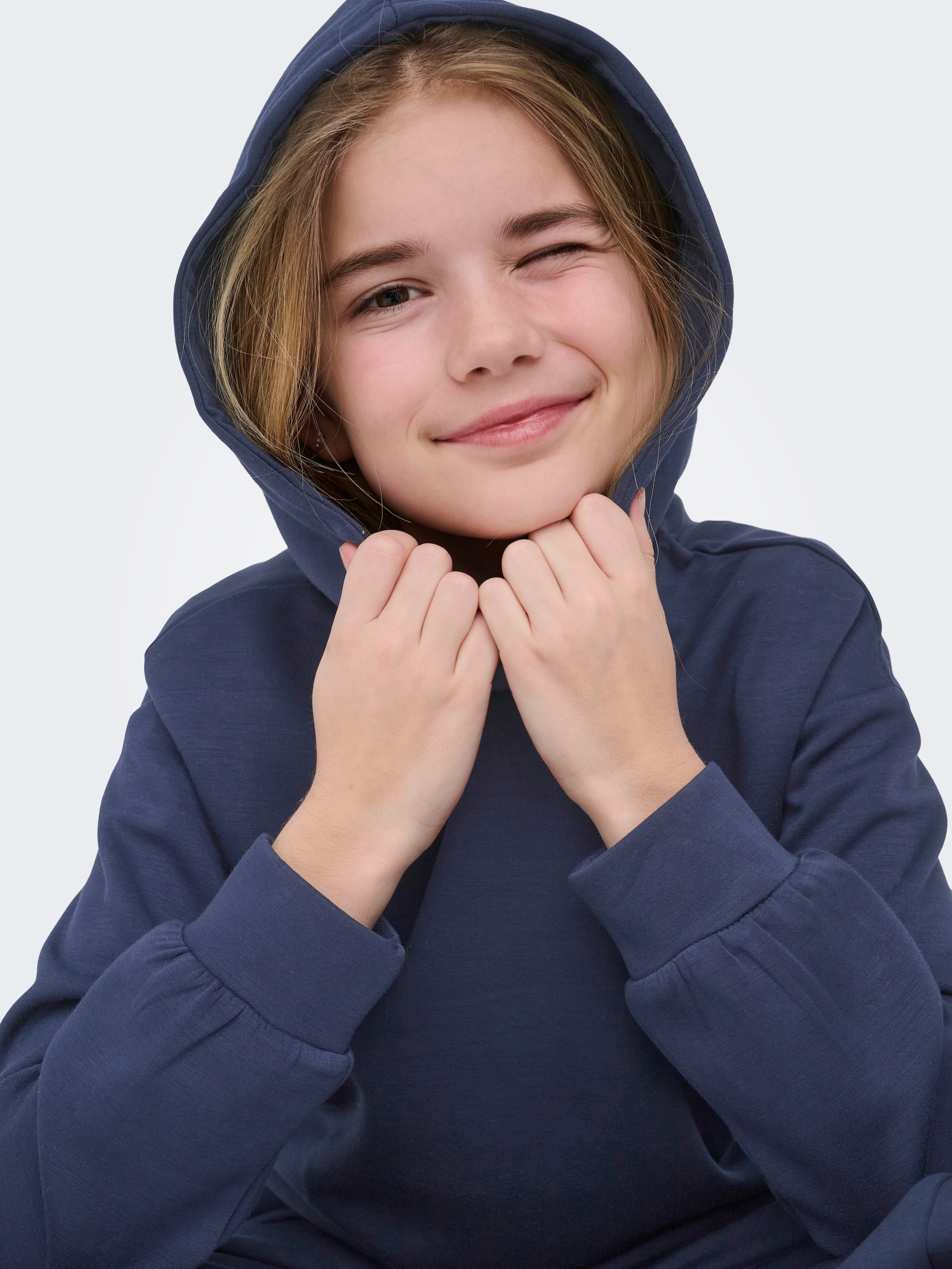 KIDS ONLY Kapuzensweatshirt »KOGADA-COOPER HEART L/S HOOD FR SWT NOOS«
