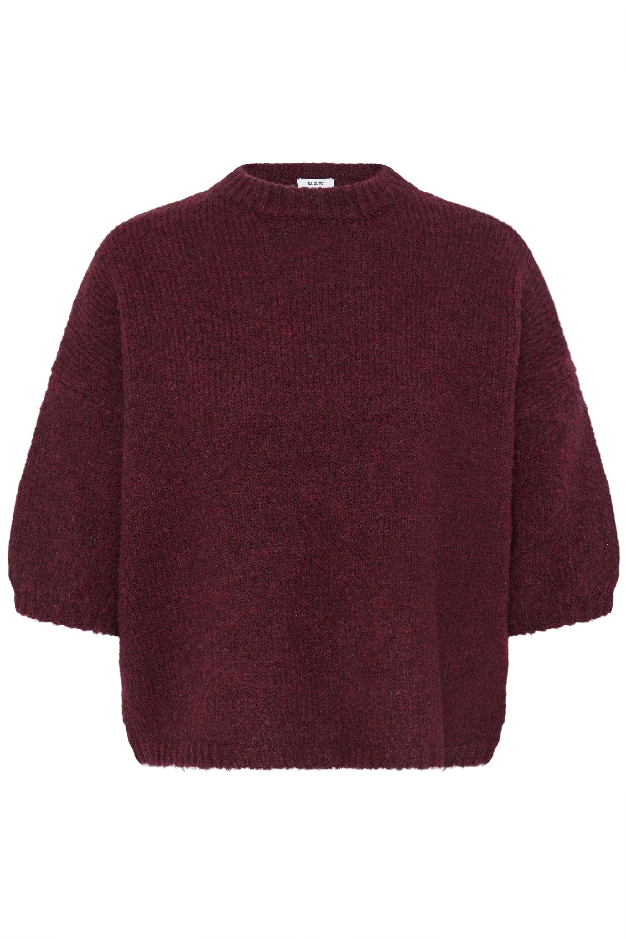 b.young Kurzarmpullover "Damen Strickpullover halbarm BYOTIA"