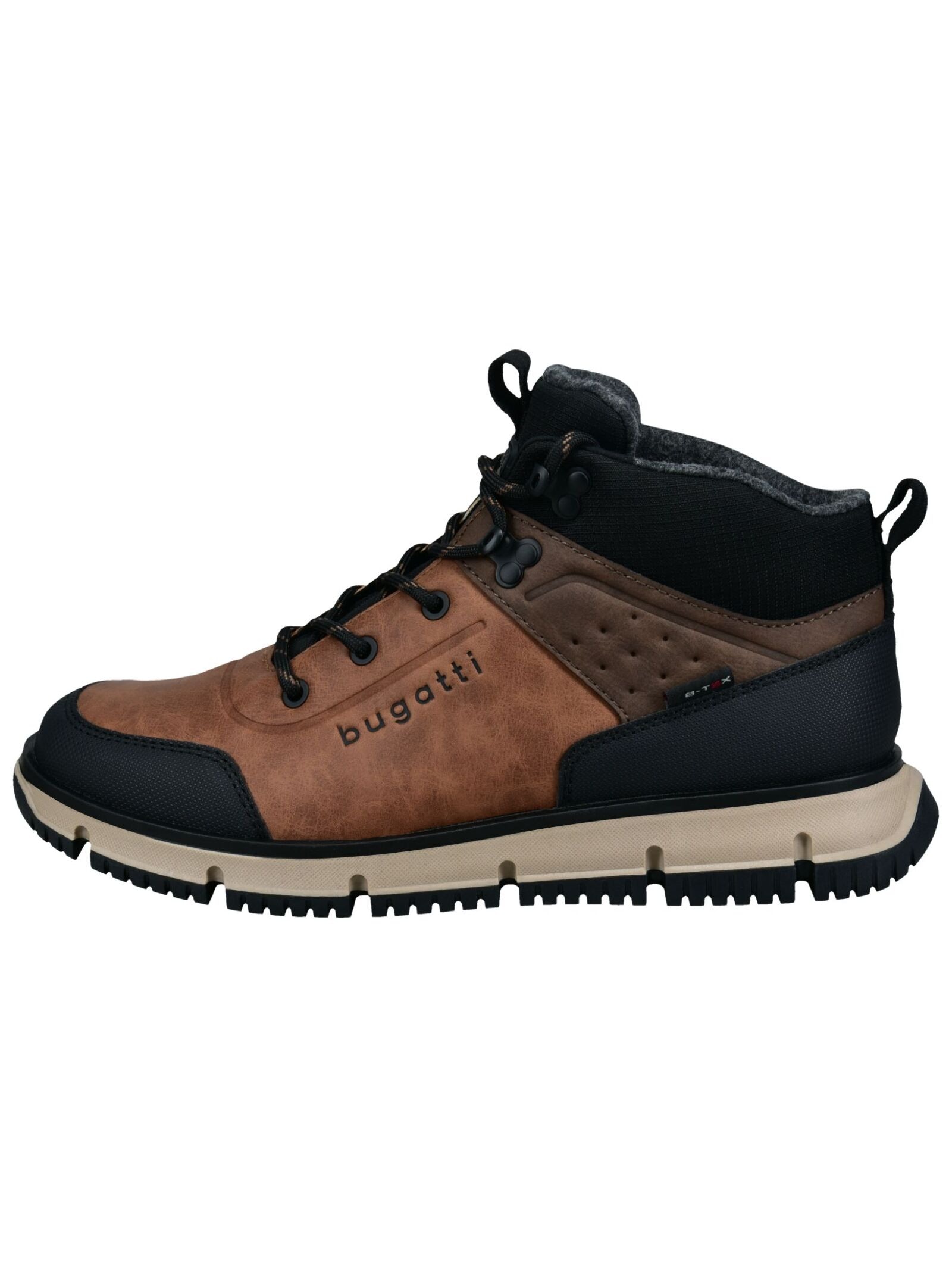 bugatti Schnürstiefelette »bugatti Stiefelette Lederimitat/Textil«