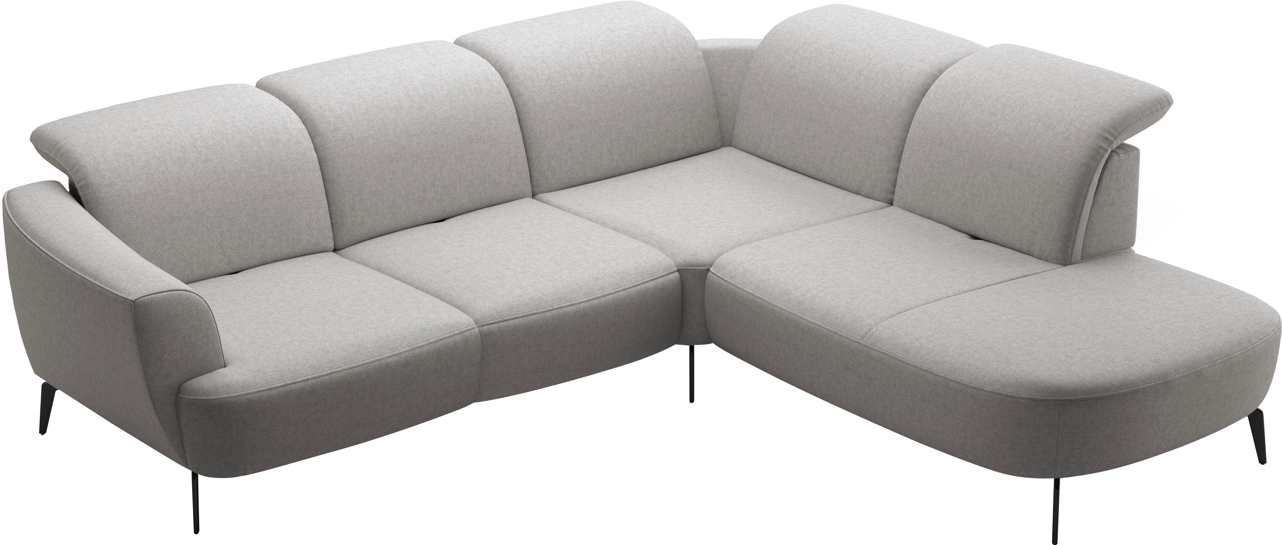 Thumbnail - sit&more Ecksofa "Zoe" ink.Sitztiefenverstellung, wahlweise mit Kopfteilverstellung