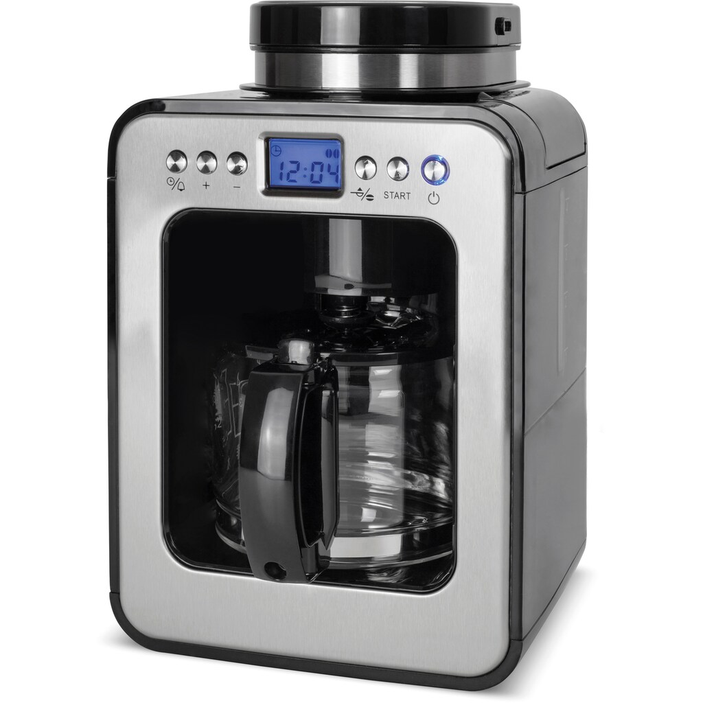 Caso Kaffeemaschine mit Mahlwerk »1848 Coffee Compact electronic«, Permanentfilter