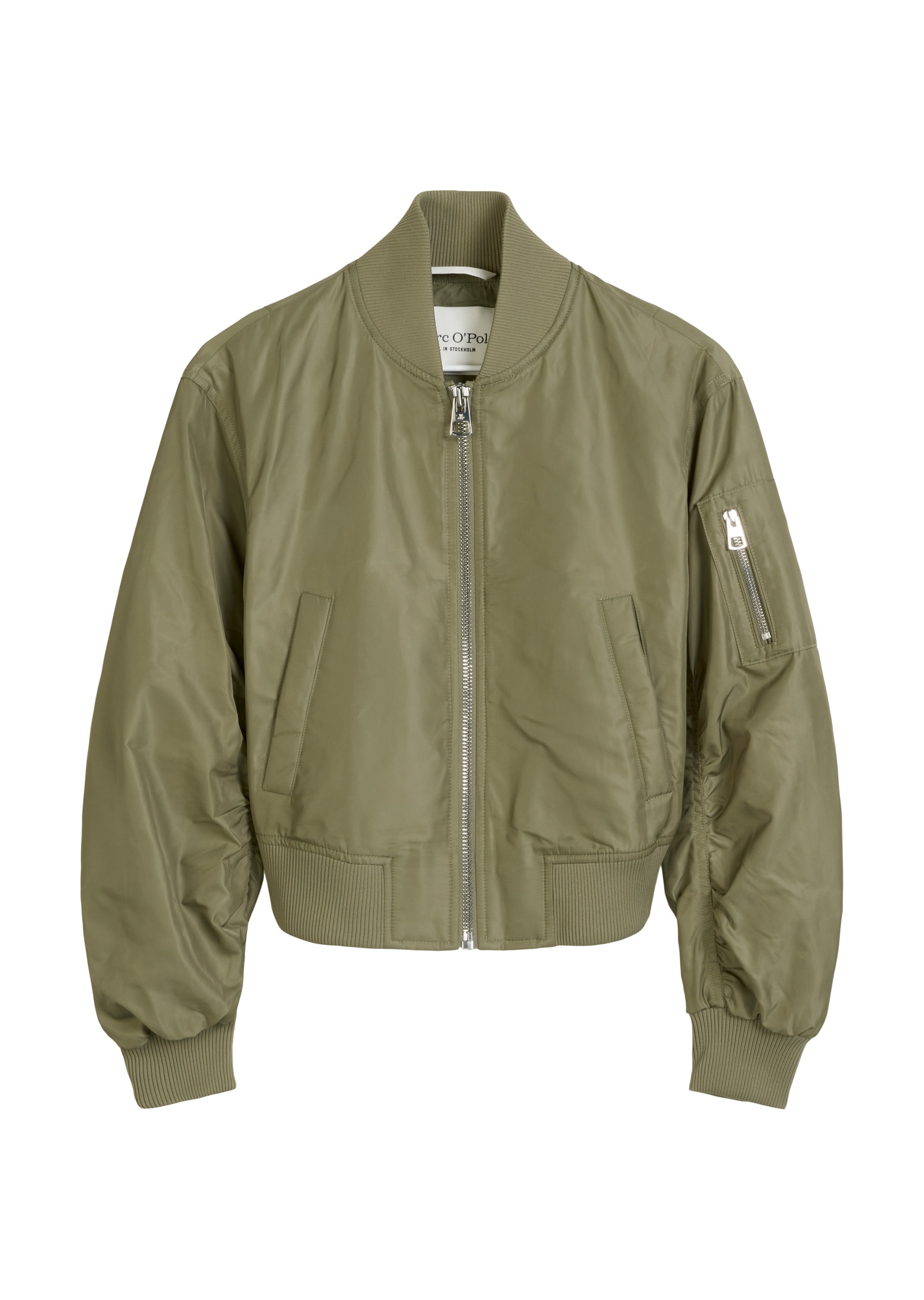 Marc O'Polo Outdoorjacke »aus recyceltem Polyester-Twill«, ohne Kapuze