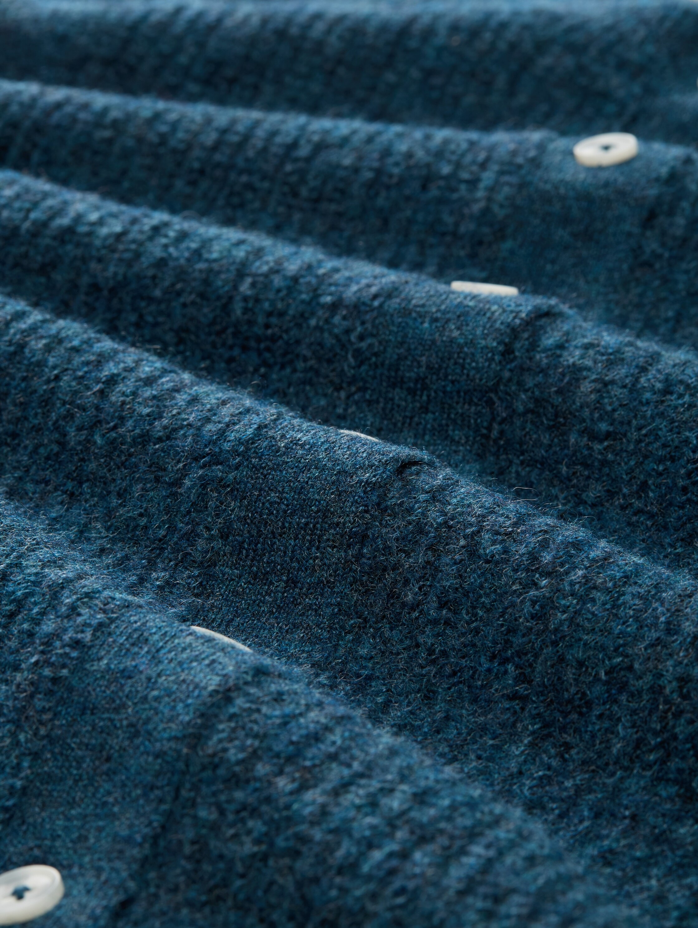 TOM TAILOR Denim Strickjacke, mit Knopfleiste