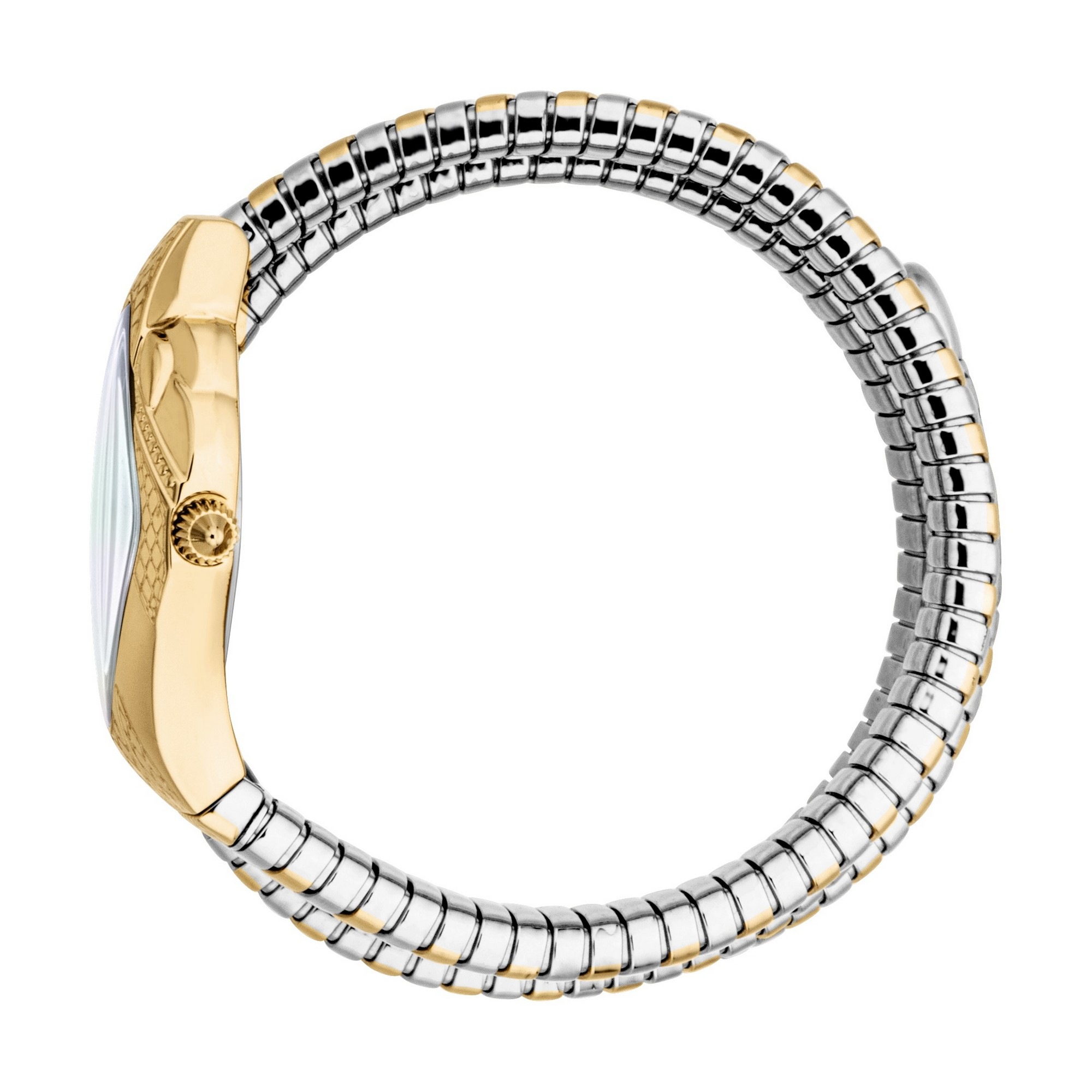 Just Cavalli Time Quarzuhr »Cristallo«, Armbanduhr, Damenuhr, Edelstahlarmband, analog