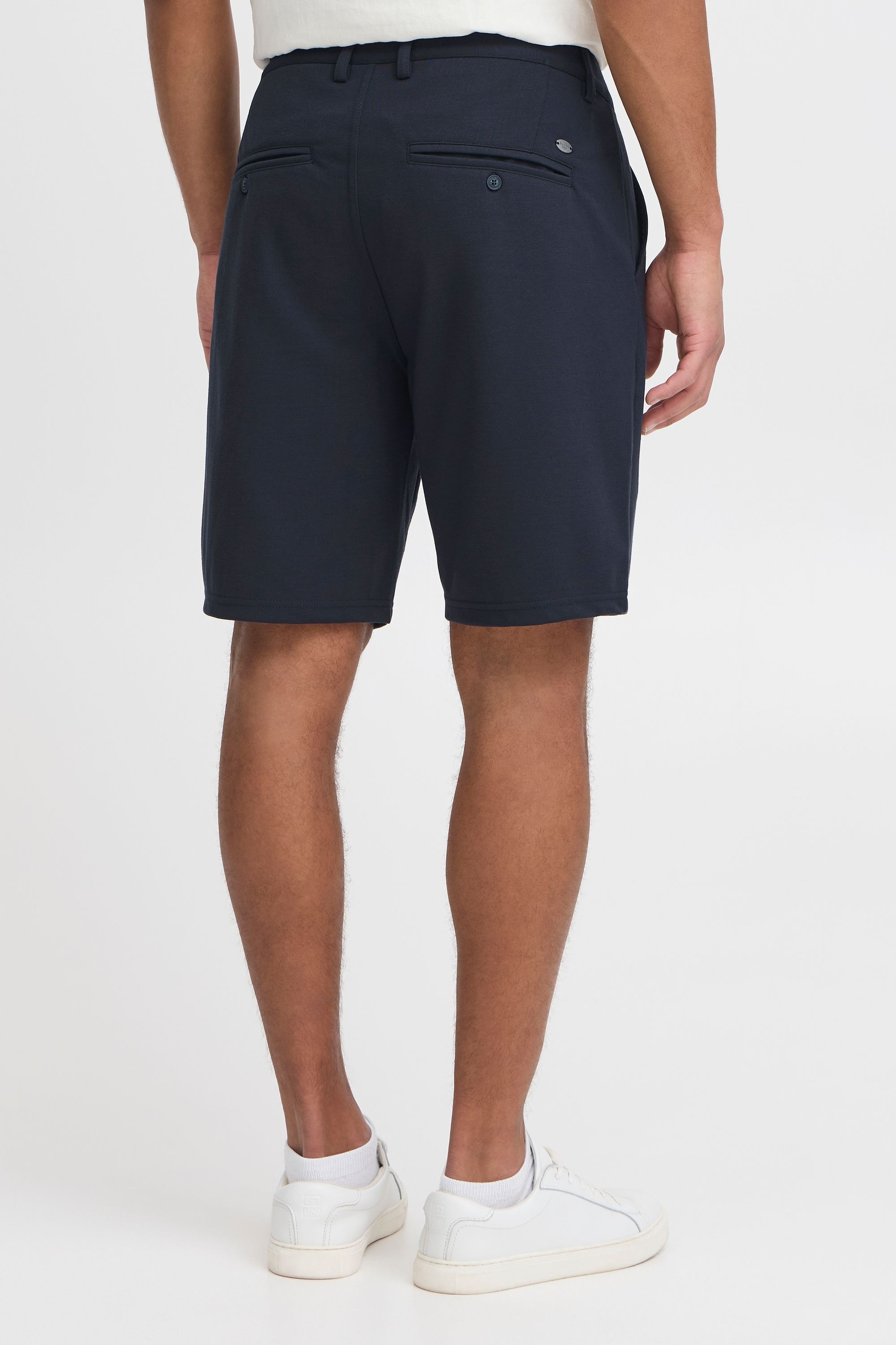 Chinoshorts BLEND "Chinoshorts BHCodie", Herren, Gr. XXL, N-Gr, blau (schwarz navy blau), Obermaterial: 75% Polyester PES. 20% Viskose CV. 5% Elasthan EL., Hosen Chinoshorts 6