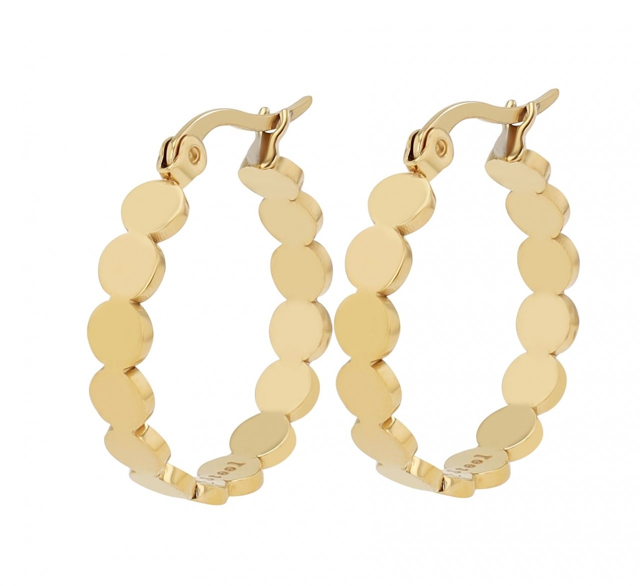 Adelia´s Paar Creolen »Damen Creolen aus poliertem Edelstahl Ø 20 mm«