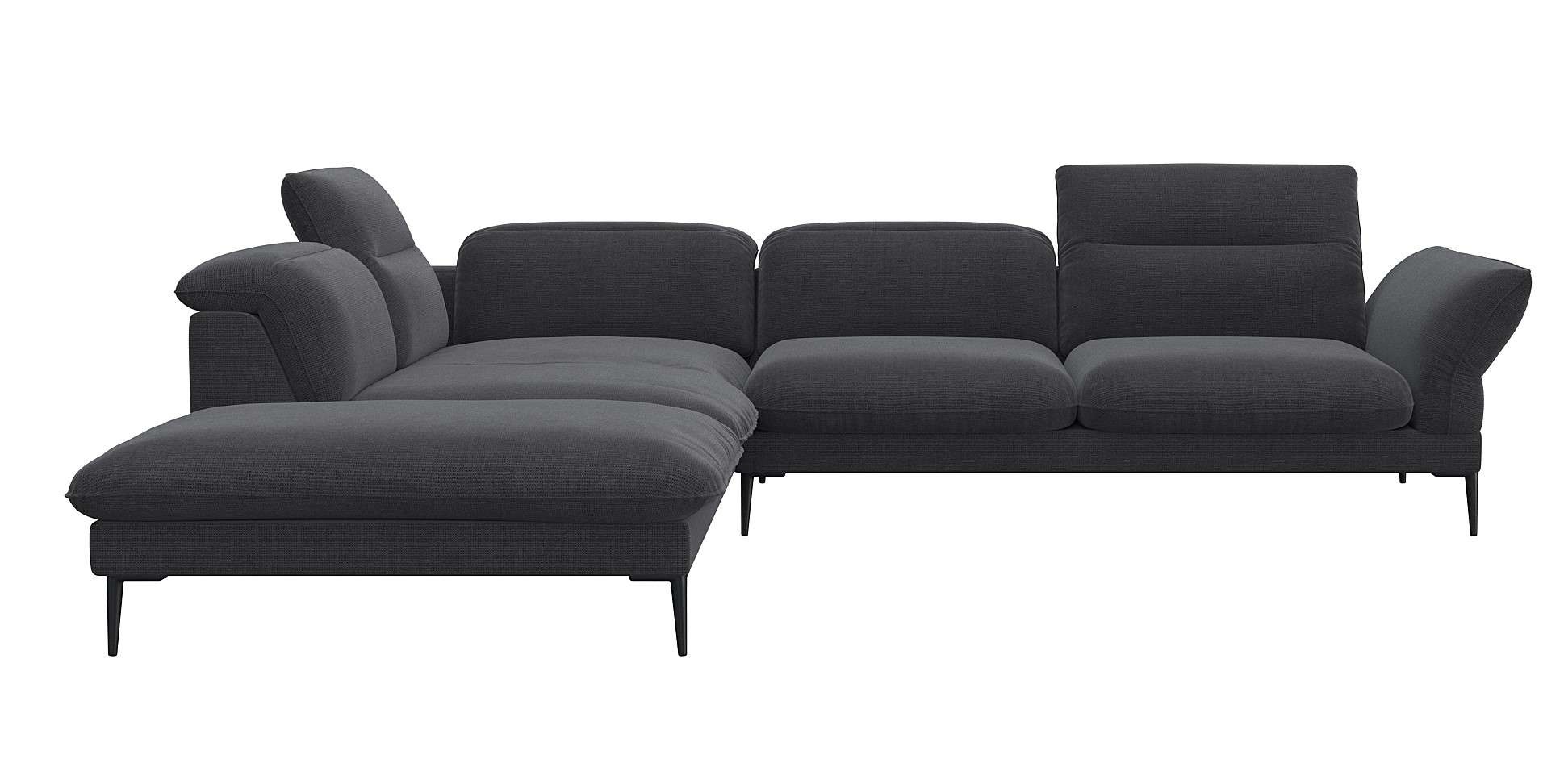 FLEXLUX Ecksofa "Salino, Funktionssofa mit Ottomane, Relaxsofa, Ecksofa", S günstig online kaufen