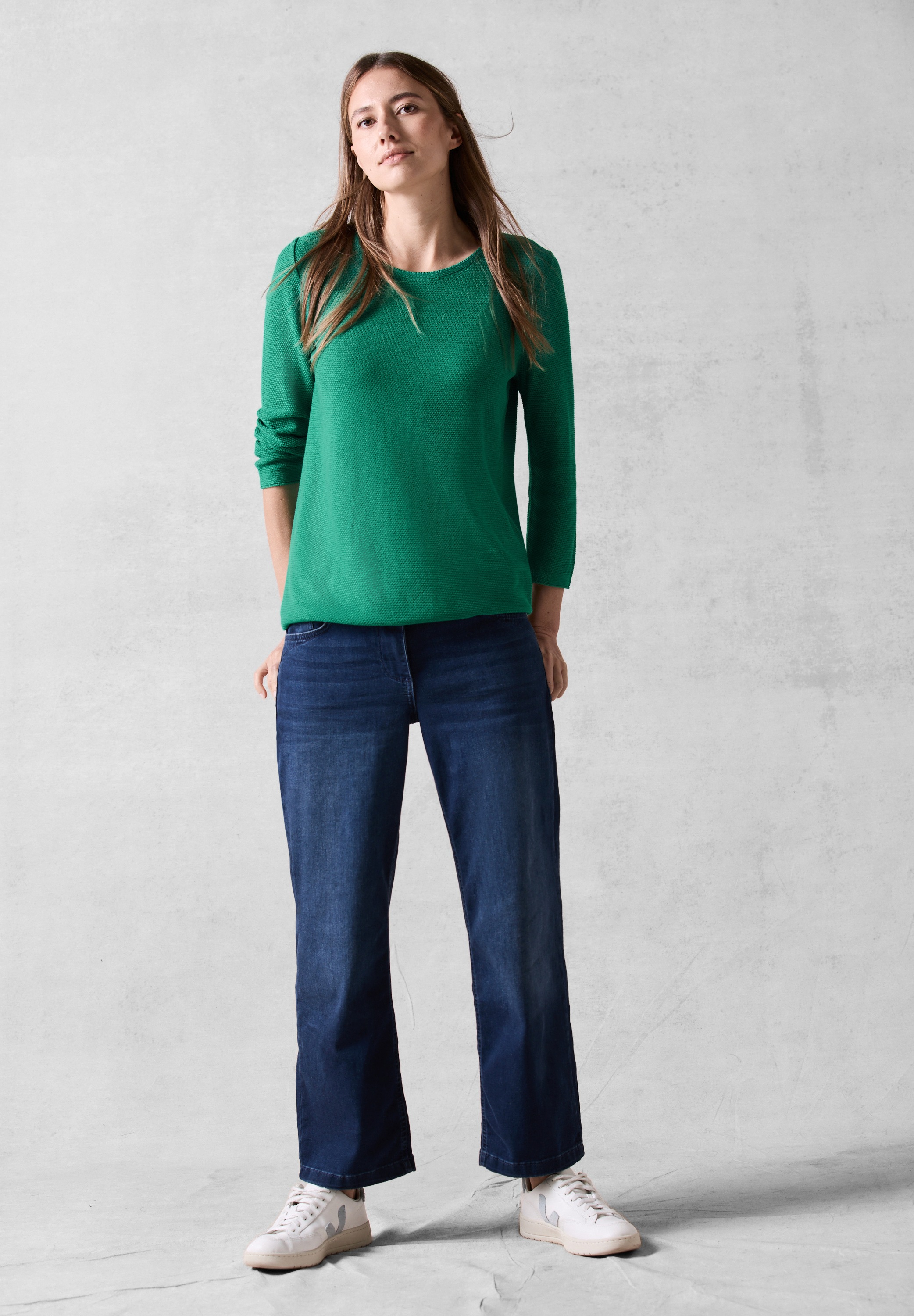 Cecil 3/4 Arm-Pullover, Feinstrick