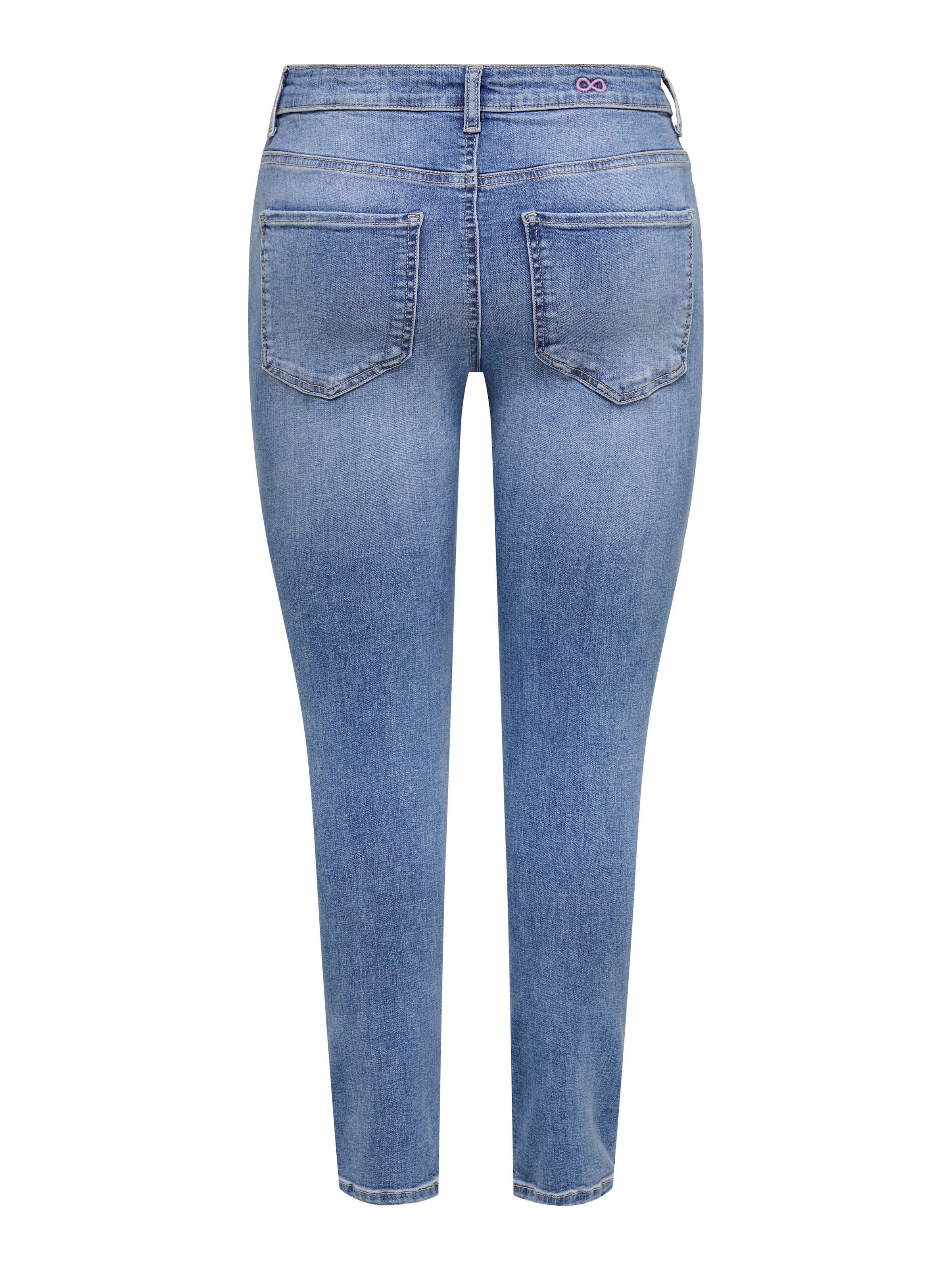 JDY Skinny-fit-Jeans »JDYFINA MW SKINNY ANK JNS MB NOOS DNM«