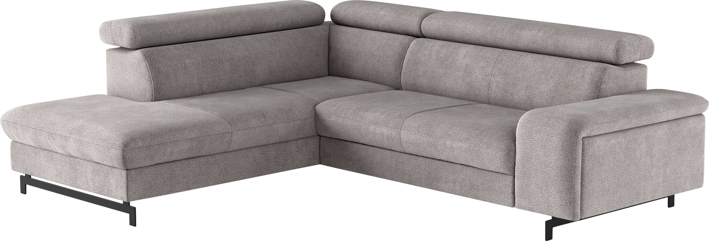 COTTA Ecksofa »Emma L-Form«, mit Kopfteilverstellung, wahlweise mit Bettfunktion & Bettkasten