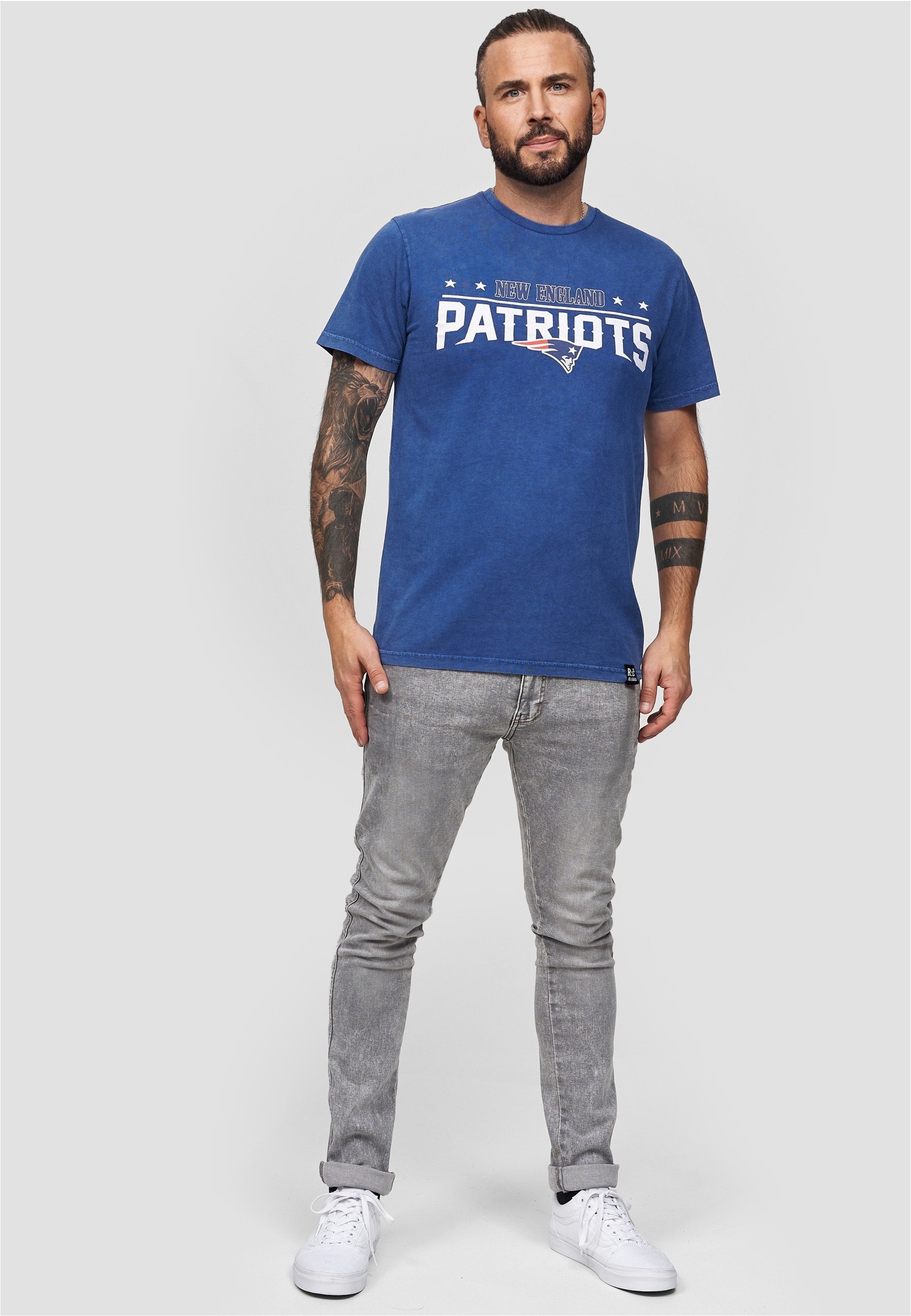 Recovered T-Shirt »NFL New England Patriots«, im zeitlosen Design