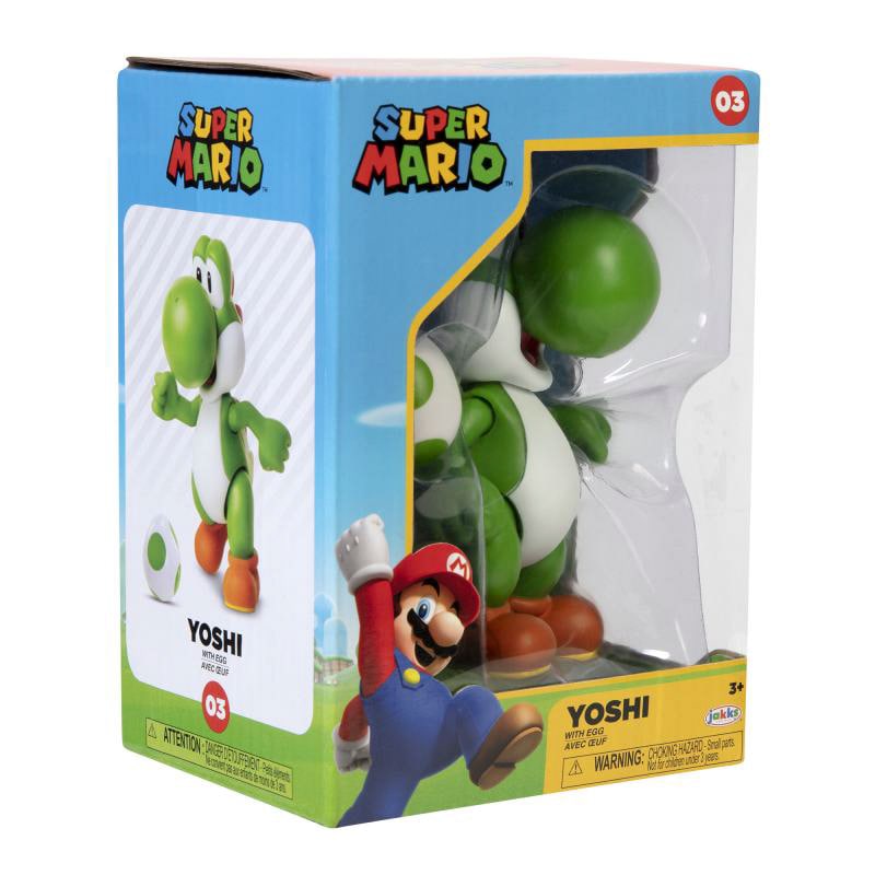 Jakks Pacific Merchandise-Figur »Super Mario - Yoshi 10 cm Figur (Sammlerbox)«, (Set, 2 tlg.)