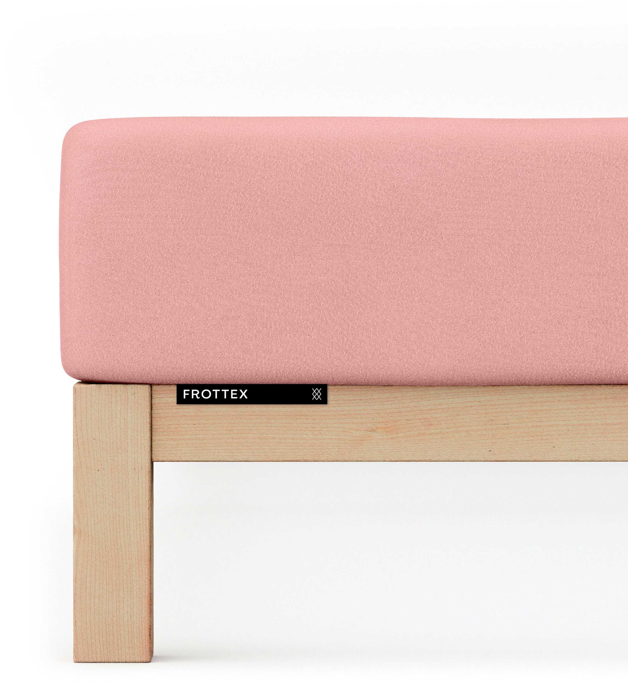 Bettlaken SCHLAFGUT, L:200cm, lila, Frottee, Obermaterial: 75% Baumwolle, 25% Polyester, Bettlaken, "Frottex Spannbettlaken", MADE IN GREEN by