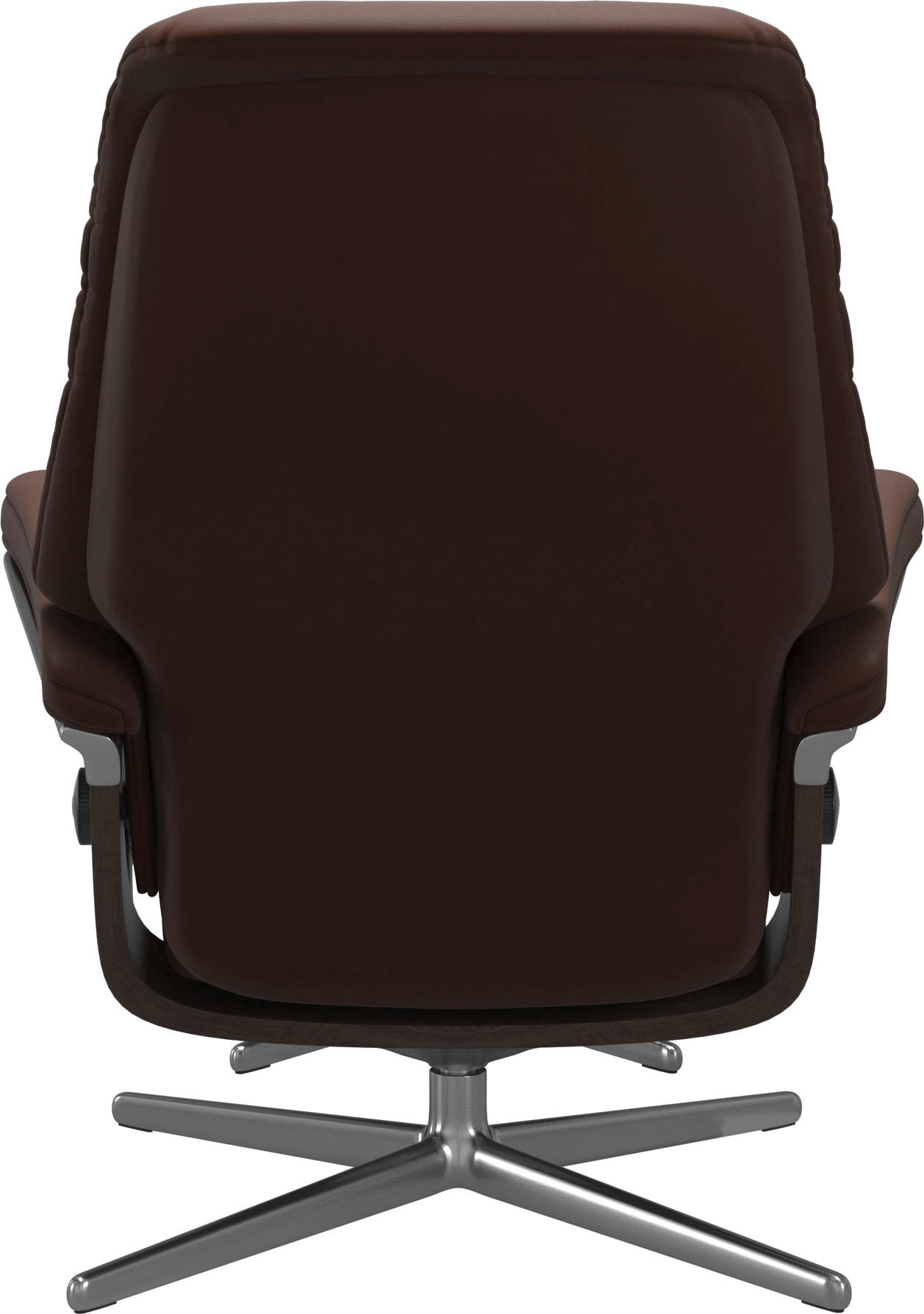 Stressless® Relaxsessel »Sunrise«, (Set, Relaxsessel mit Hocker), mit Hocker, mit Cross Base, Größe S, M & L, Holzakzent Wenge