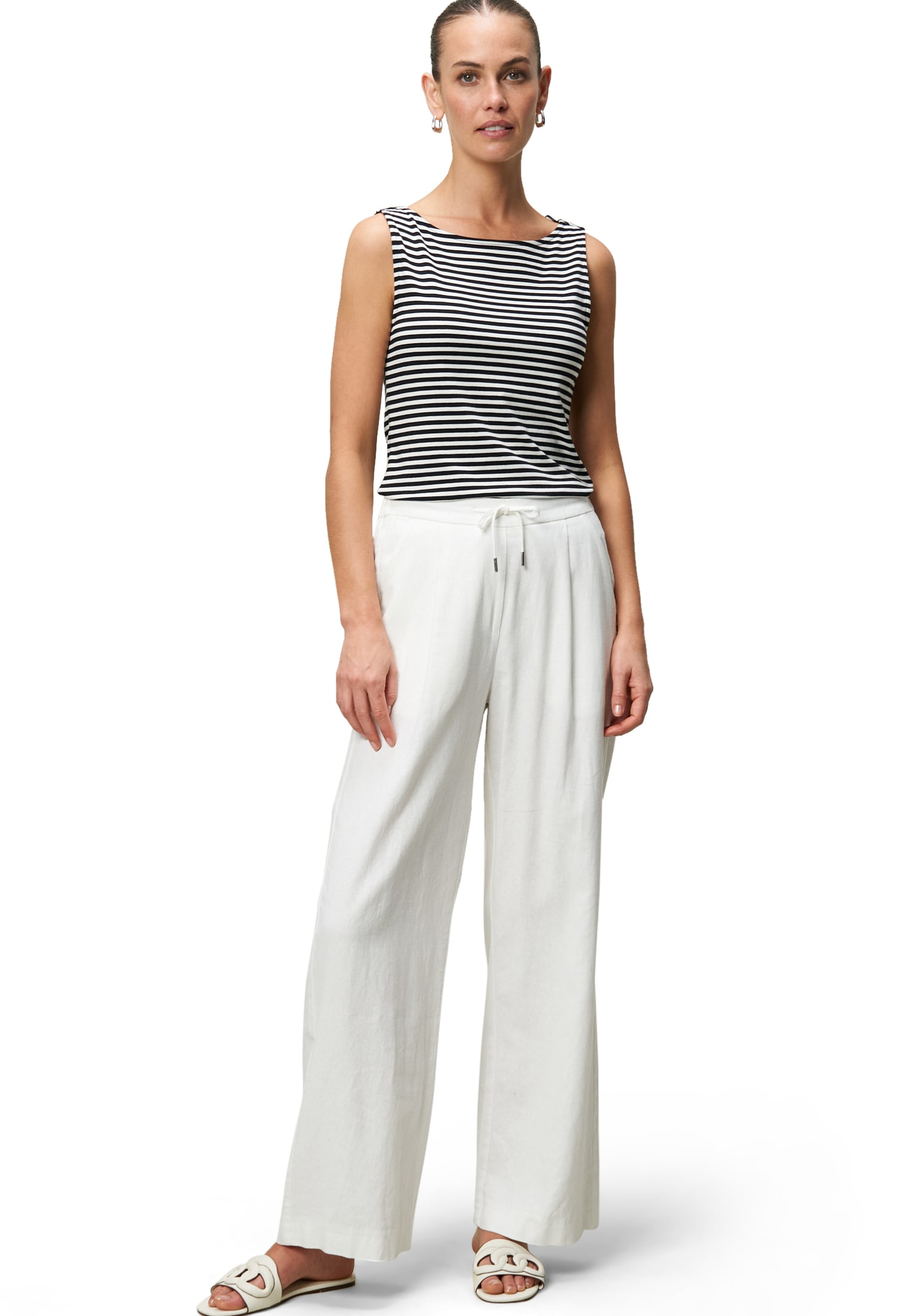 Zero Tanktop »zero Streifentop mit U-Bootausschnitt«, Plain/ohne Details